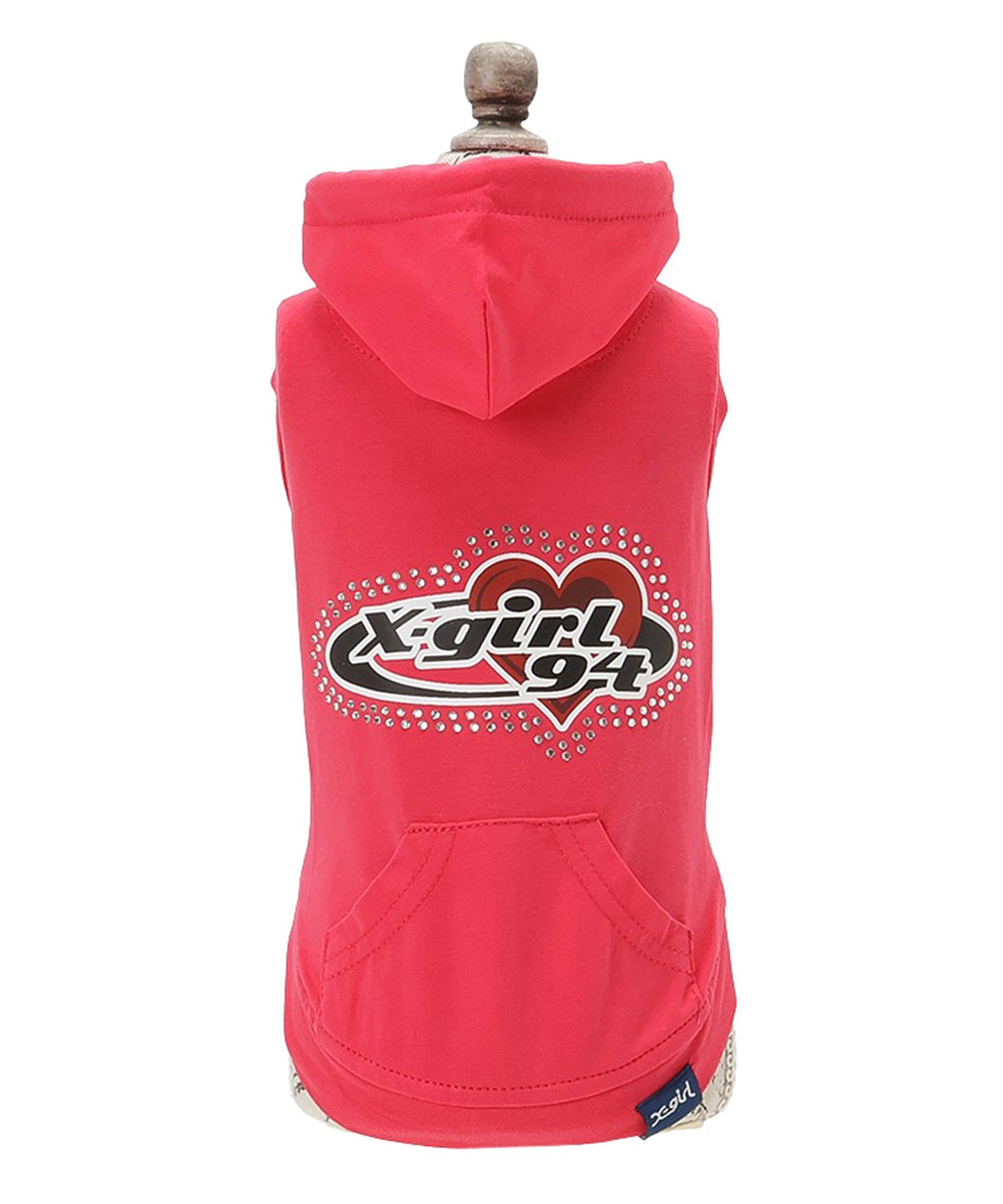 【X-girl DOGWEAR】プラネットハートロゴタンクフーディー