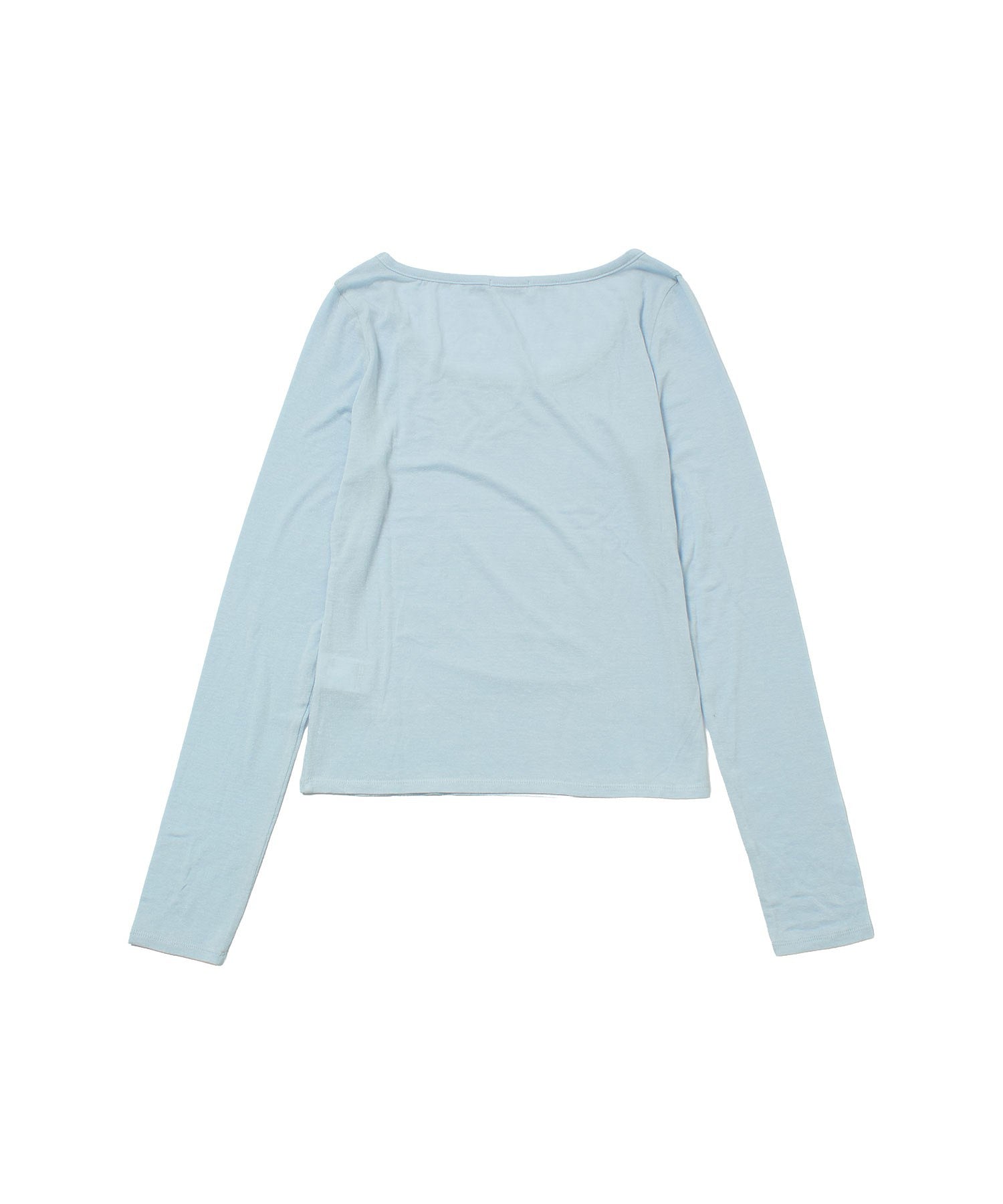 PISCESS/LAYERD HELTER LONG SLEEVE TOP