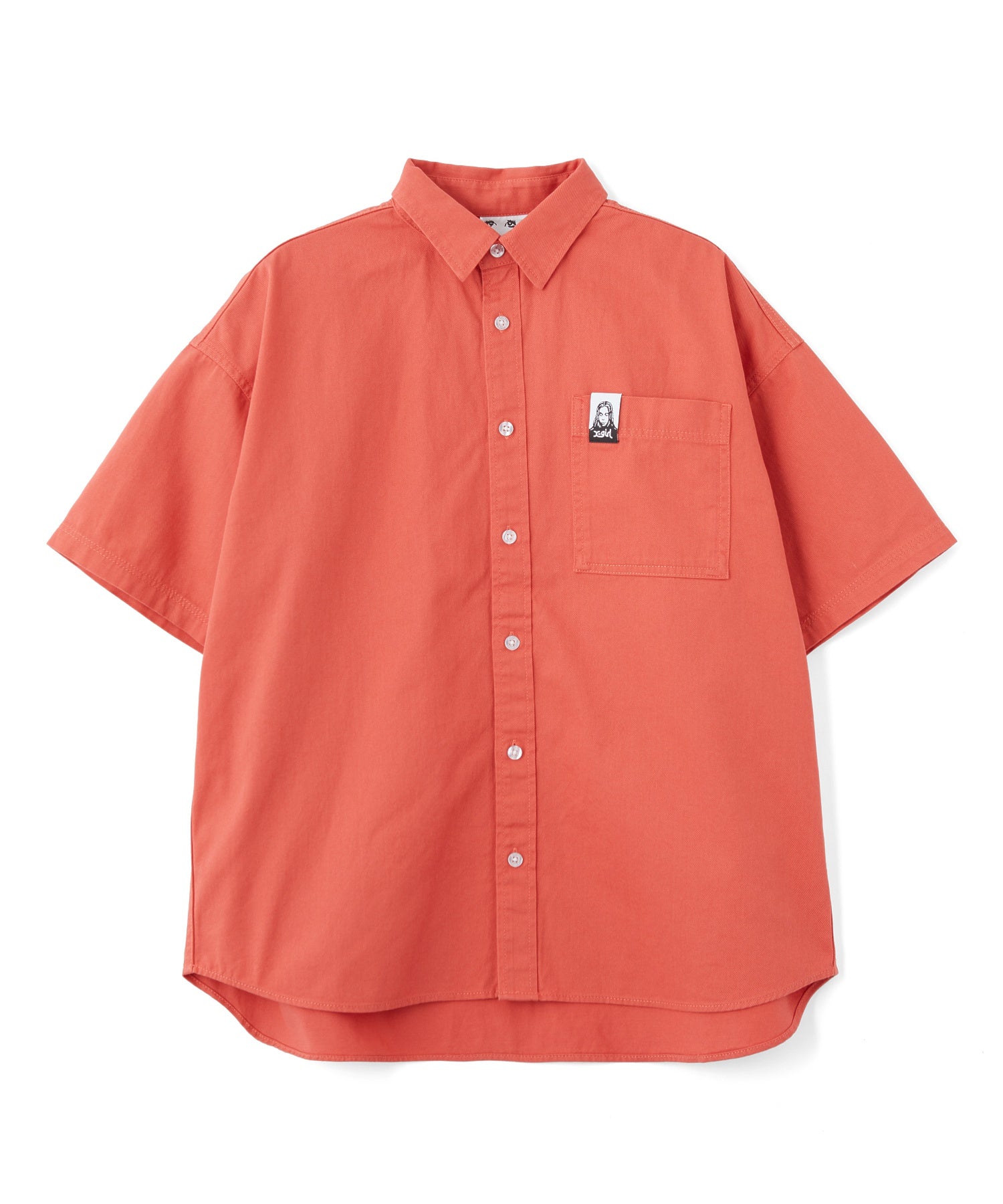 FADED FACE LABEL S/S SHIRT