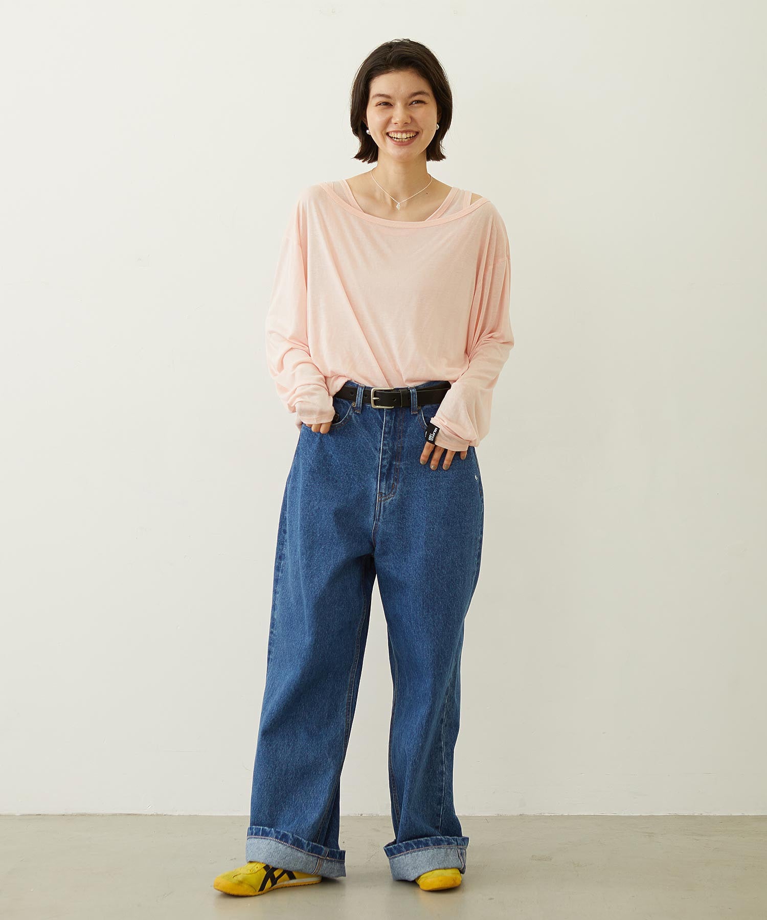 LAYERED LOOK L/S TOP