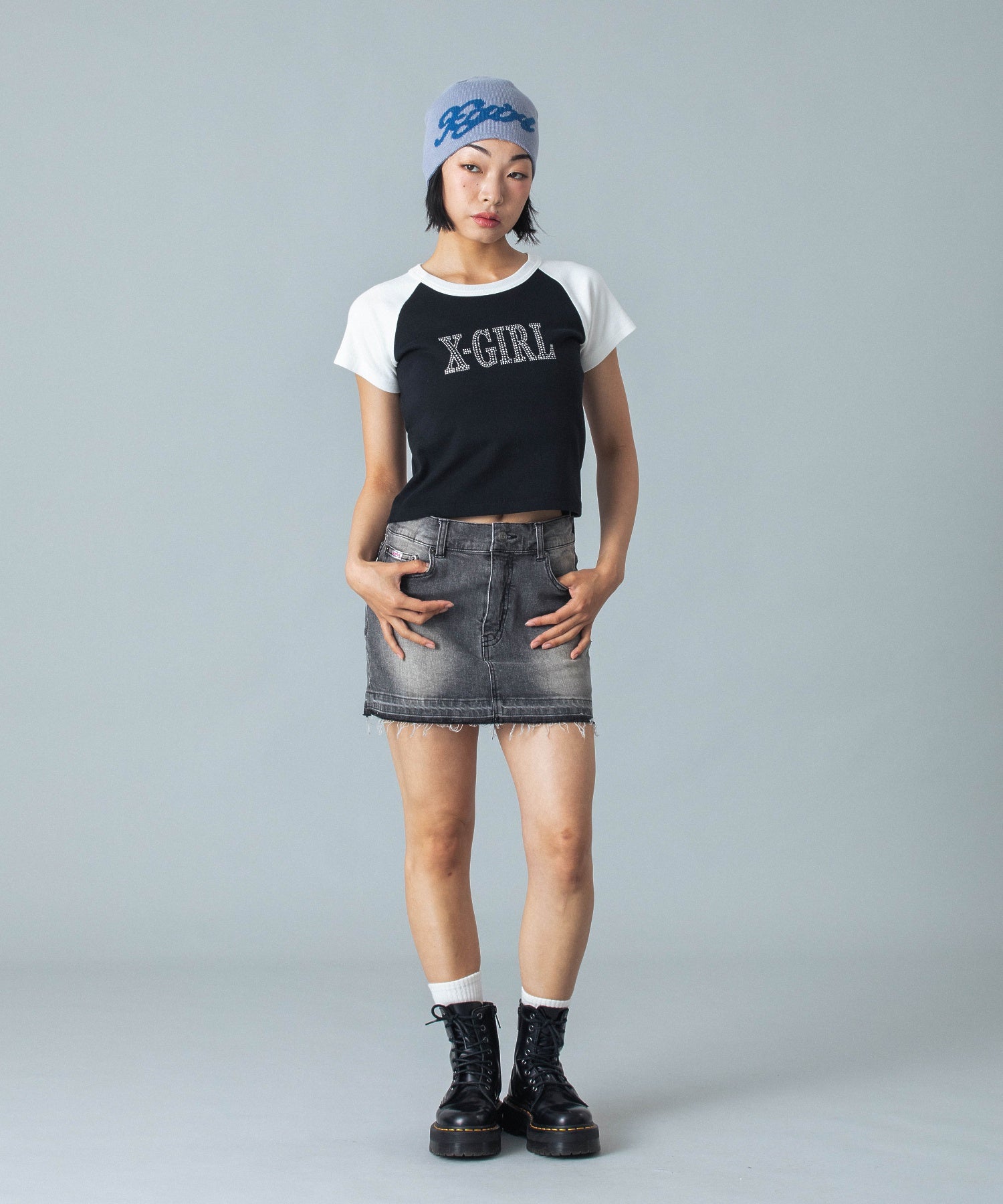 SCRIPT LOGO JACQUARD BEANIE