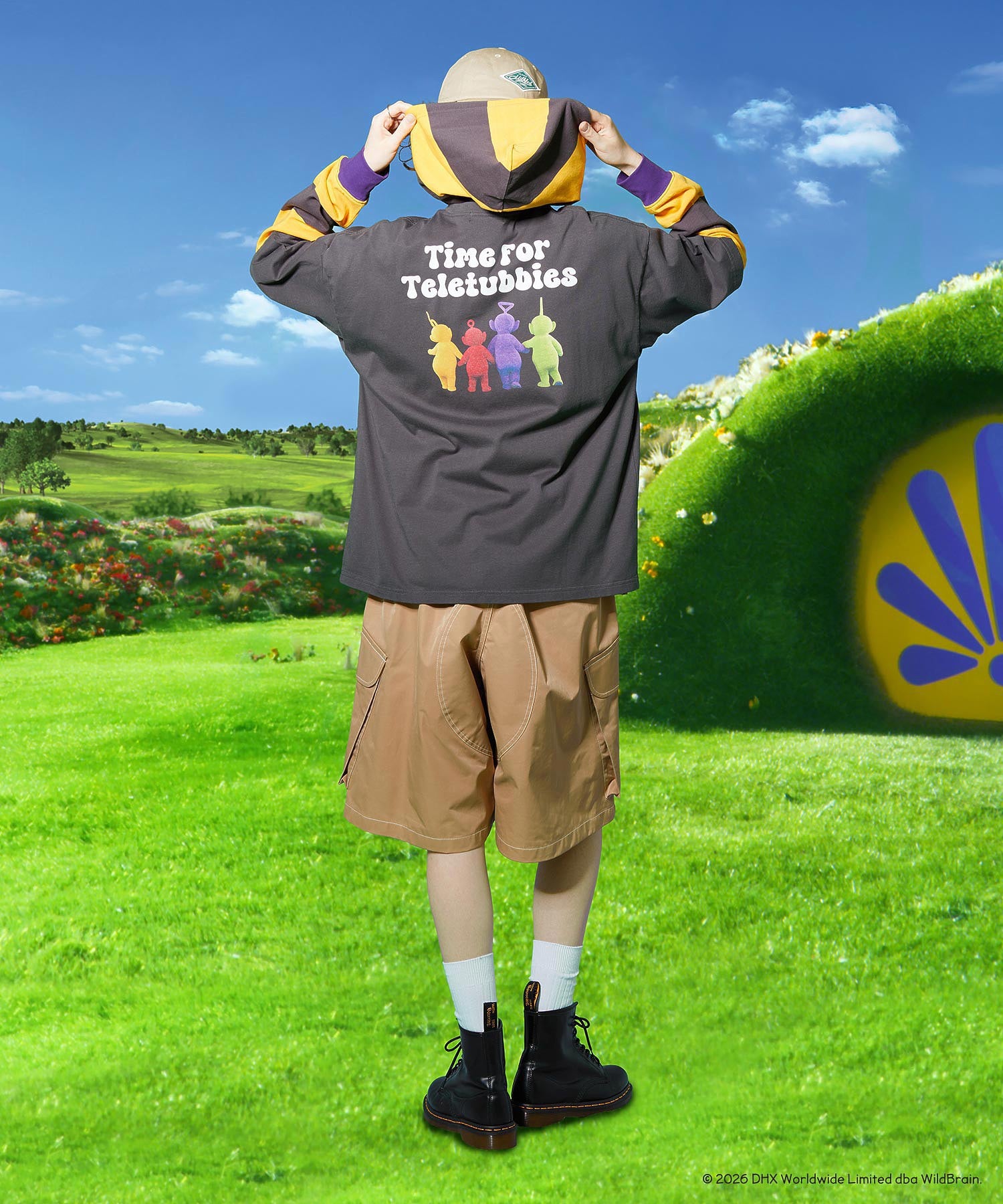 MILKFED. / TELETUBBIES BACK VIEW WIDE S/S TEE