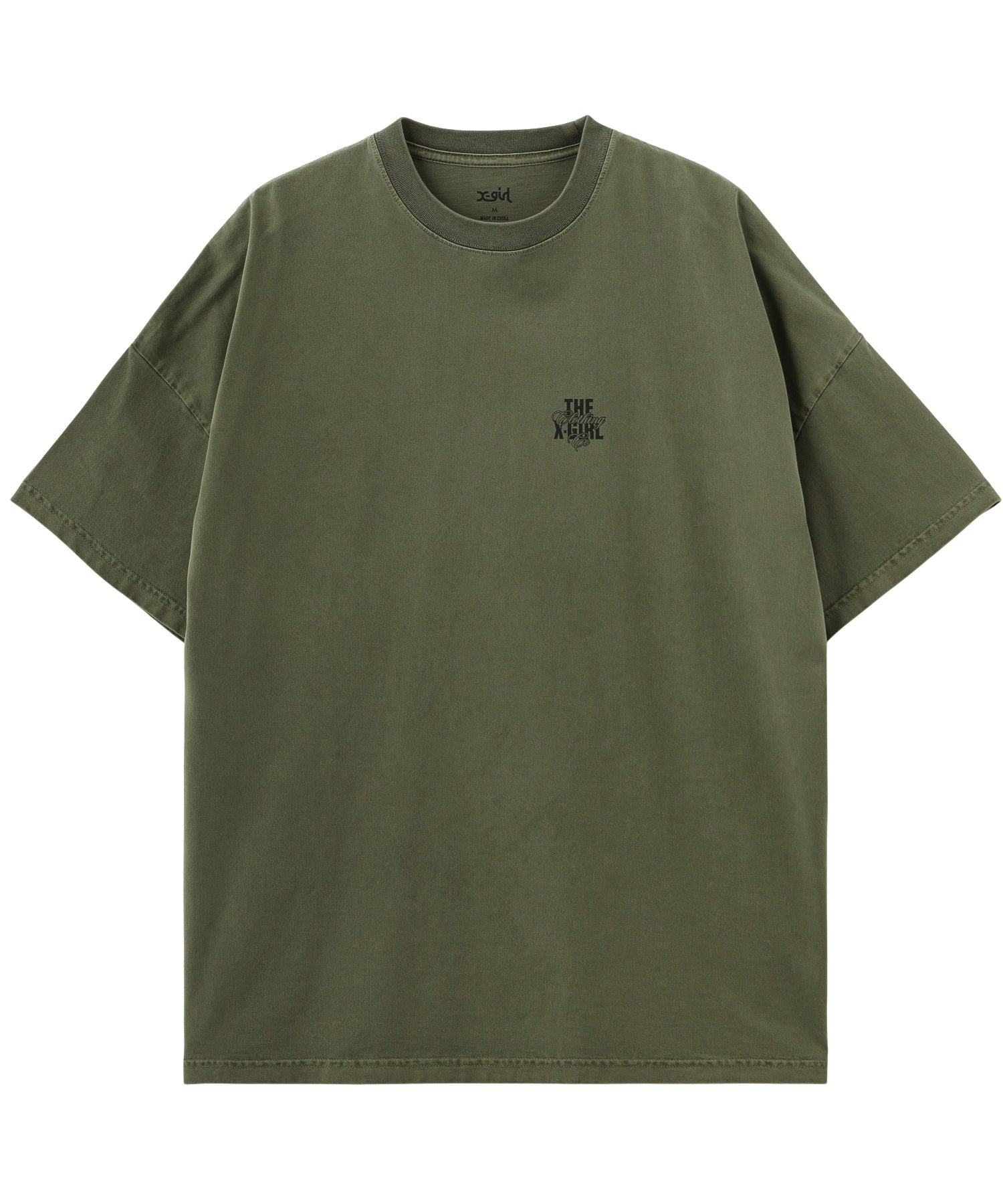 FADED MIX FONT LOGO S/S BIG TEE DRESS