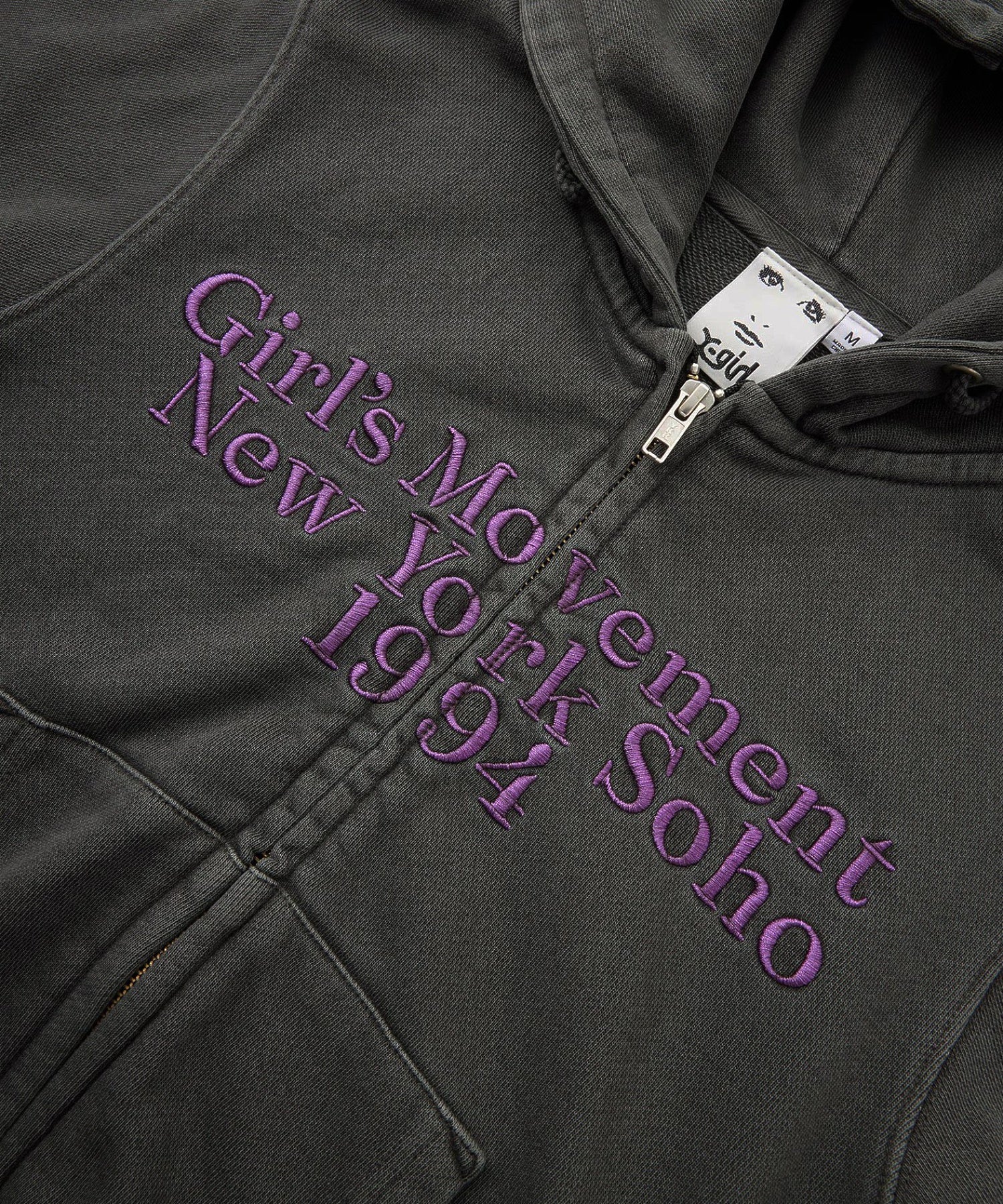 COLOR SCHEME COMPACT ZIP UP HOODIE