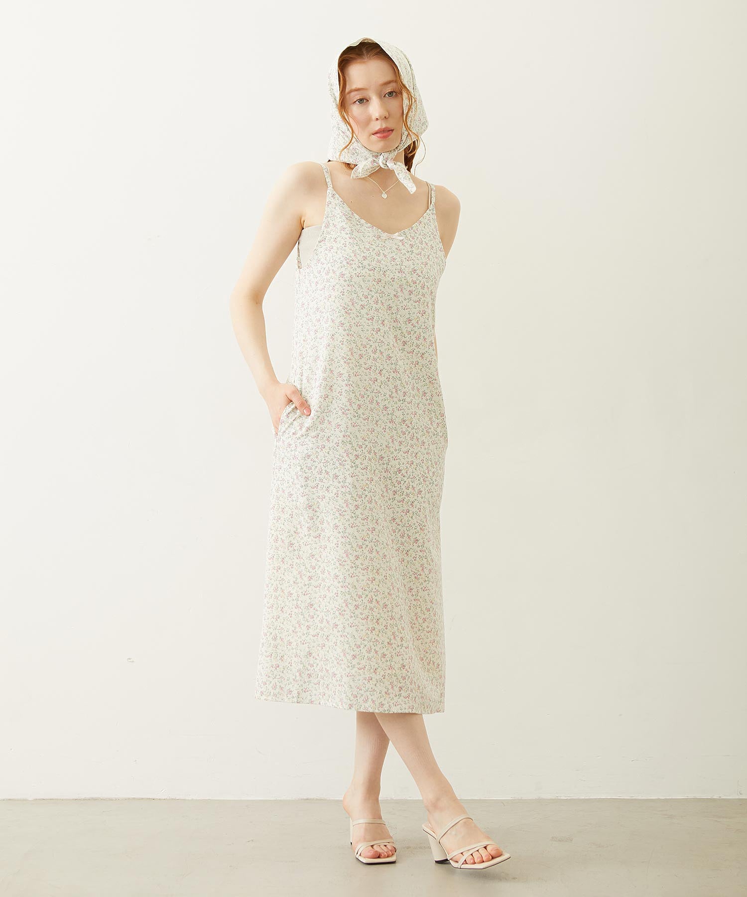 FLORAL CAMISOLE DRESS