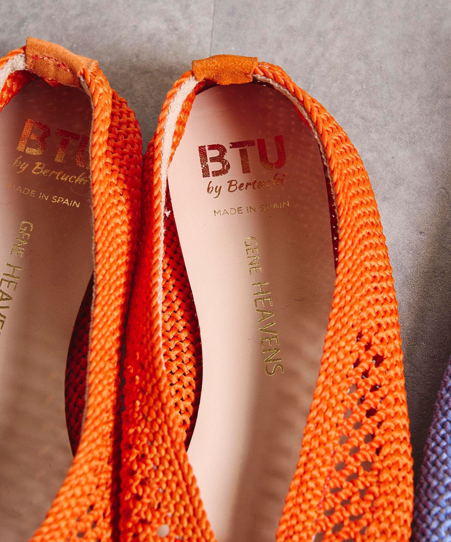 【ROSE BUD別注】Bertuchi x GENE HEAVENS MESH FLAT SHOES