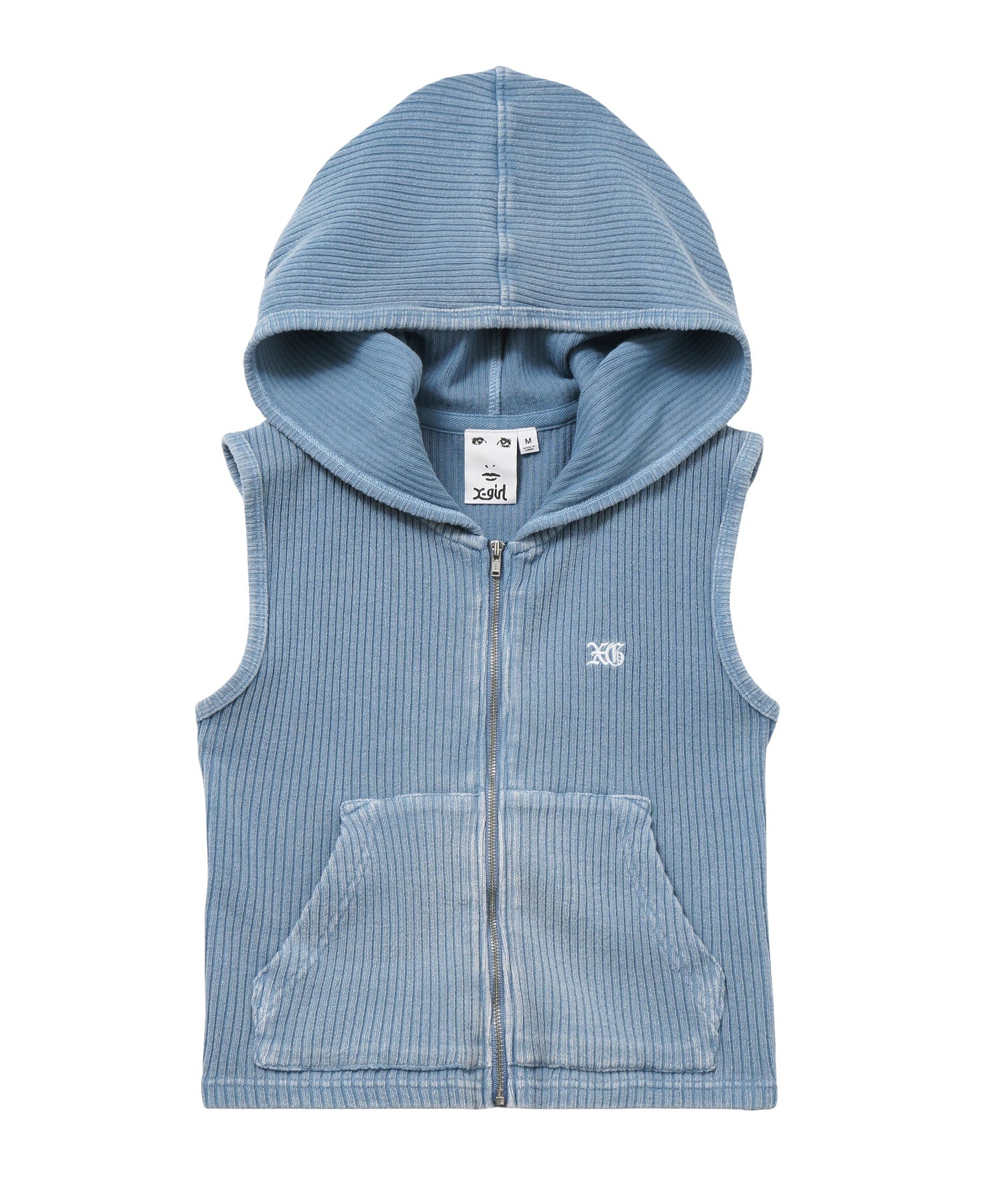 FADED ZIP UP HOODIE
