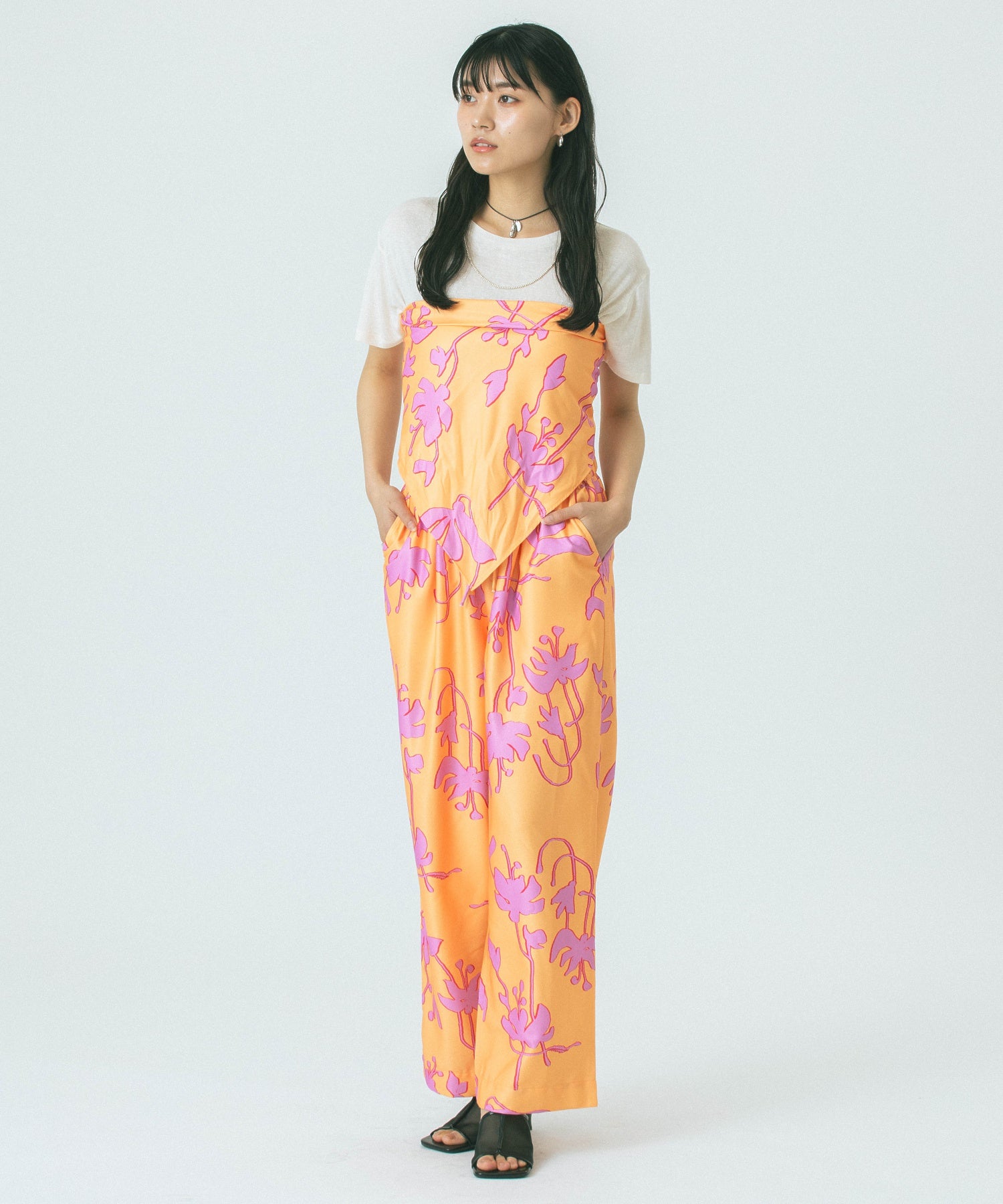 FLOWER PRINT SCARF