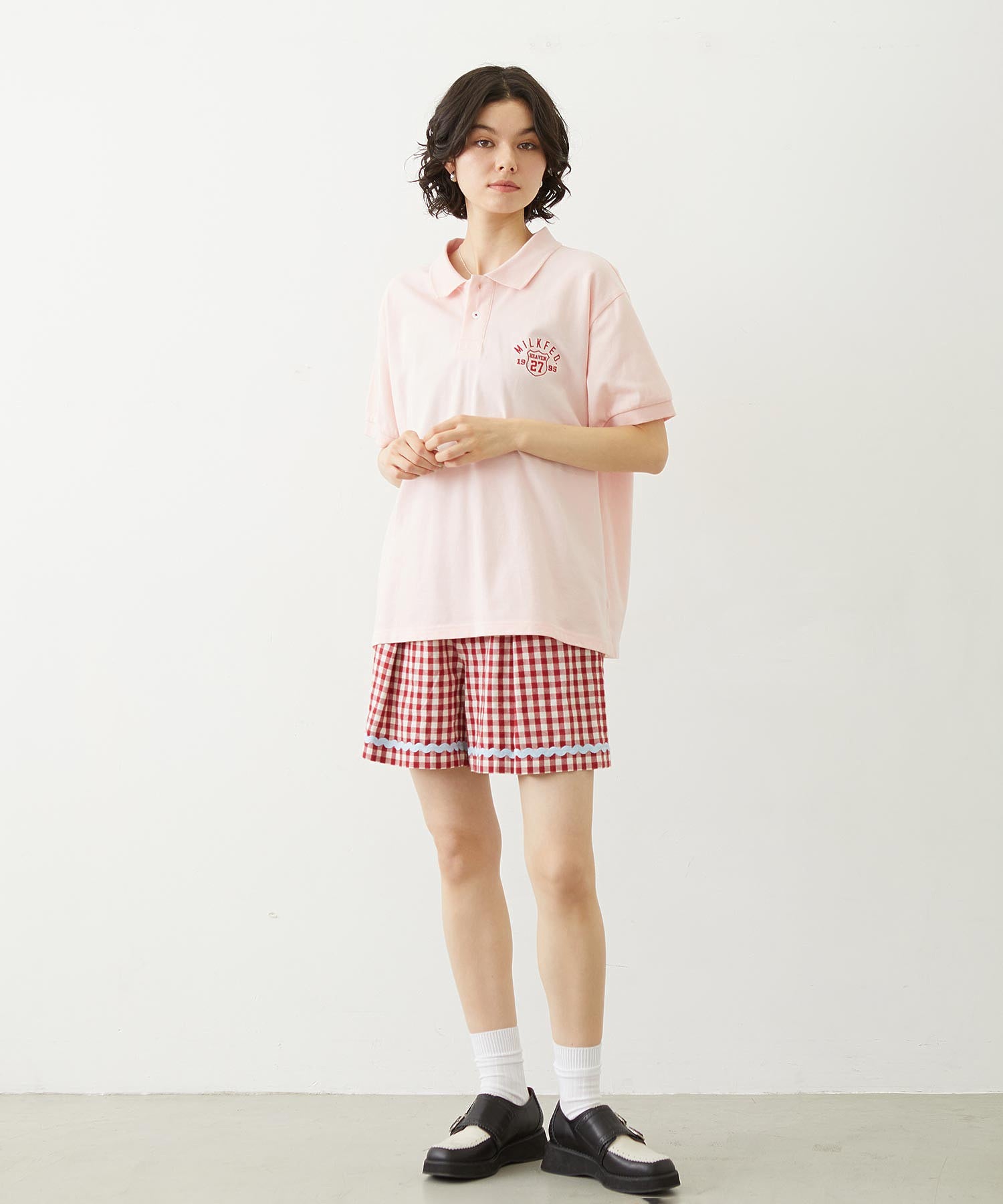 EMBLEM EMBROIDERED POLO SHIRT