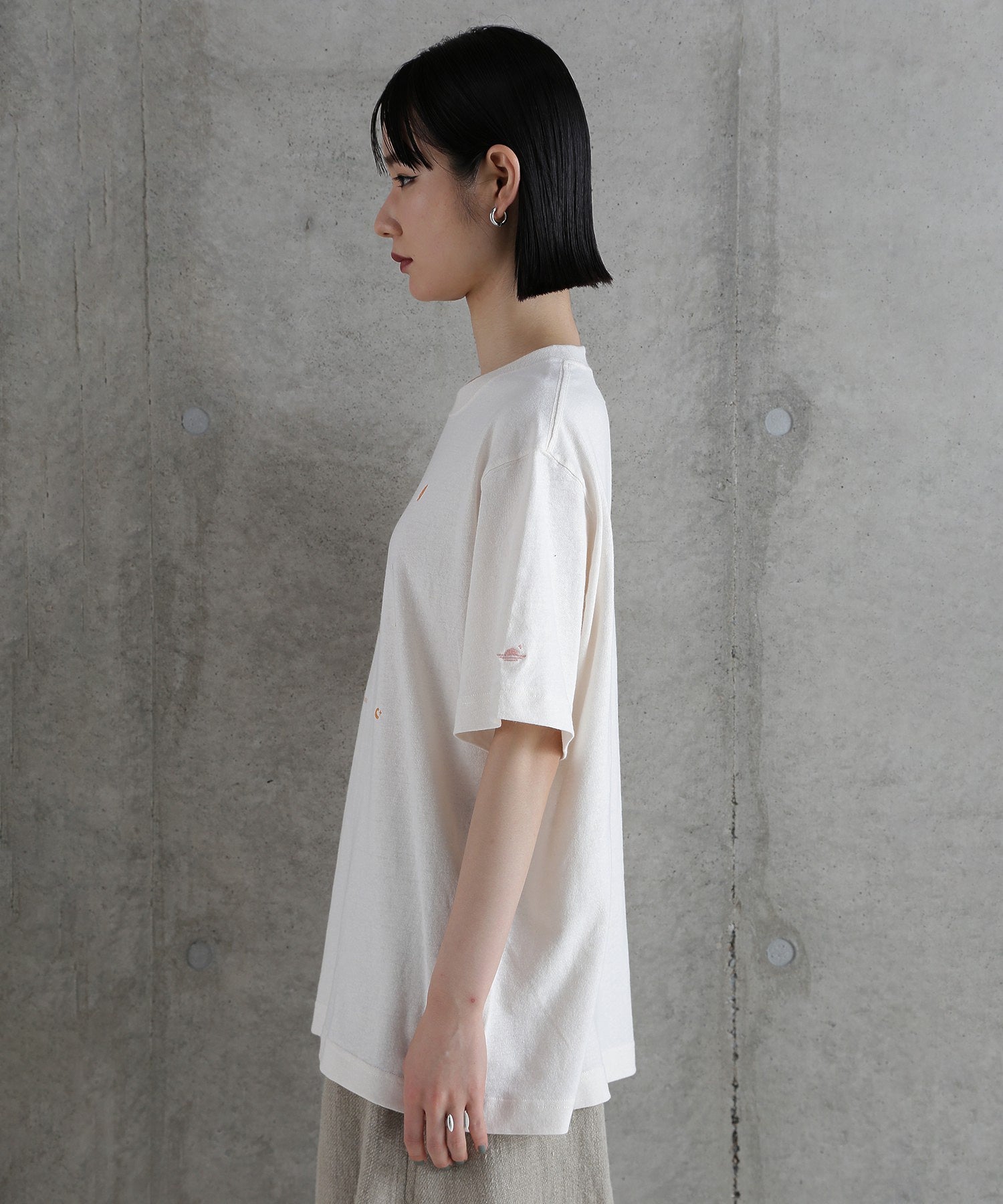 【WEB・一部店舗限定】麻ブレンドロゴTシャツ