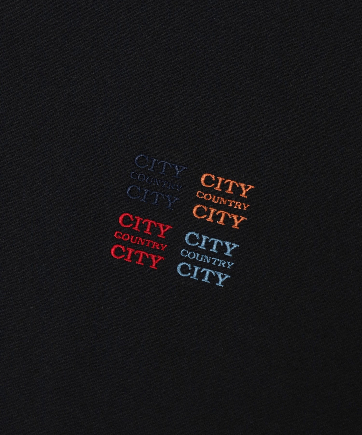 CCC/シティーカントリーシティー/EMBROIDERED LOGO COTTON T-SHIRT 261T012