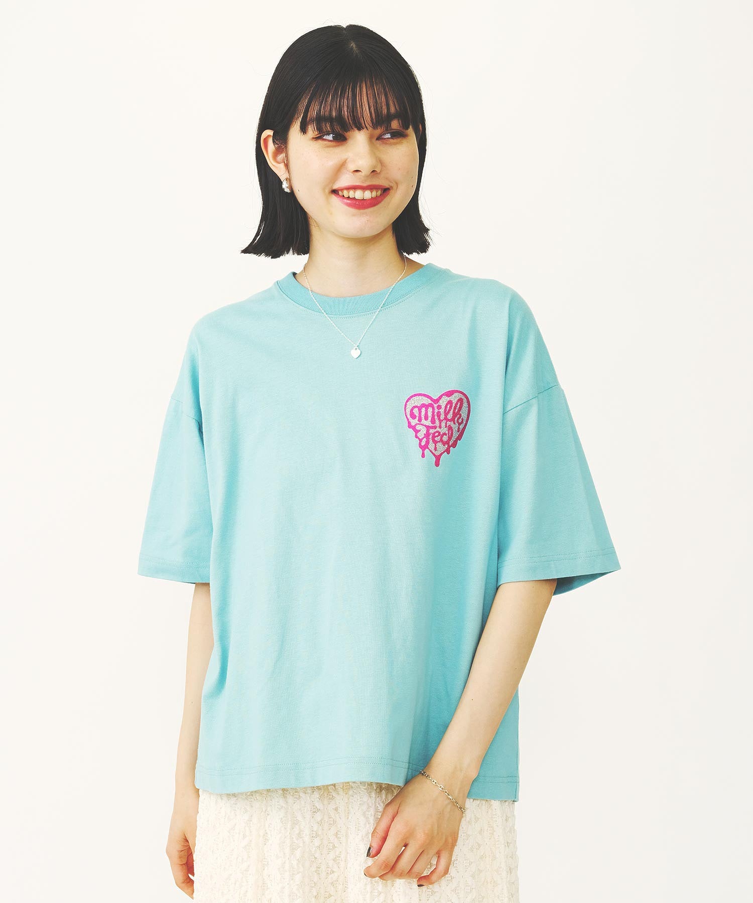 MELTY HEART S/S TEE MILKFED.