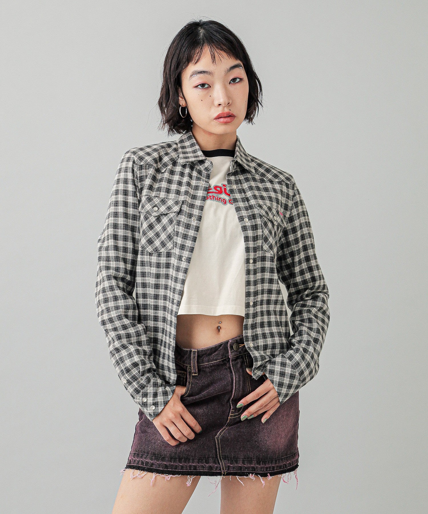 COMPACT PLAID SHIRT