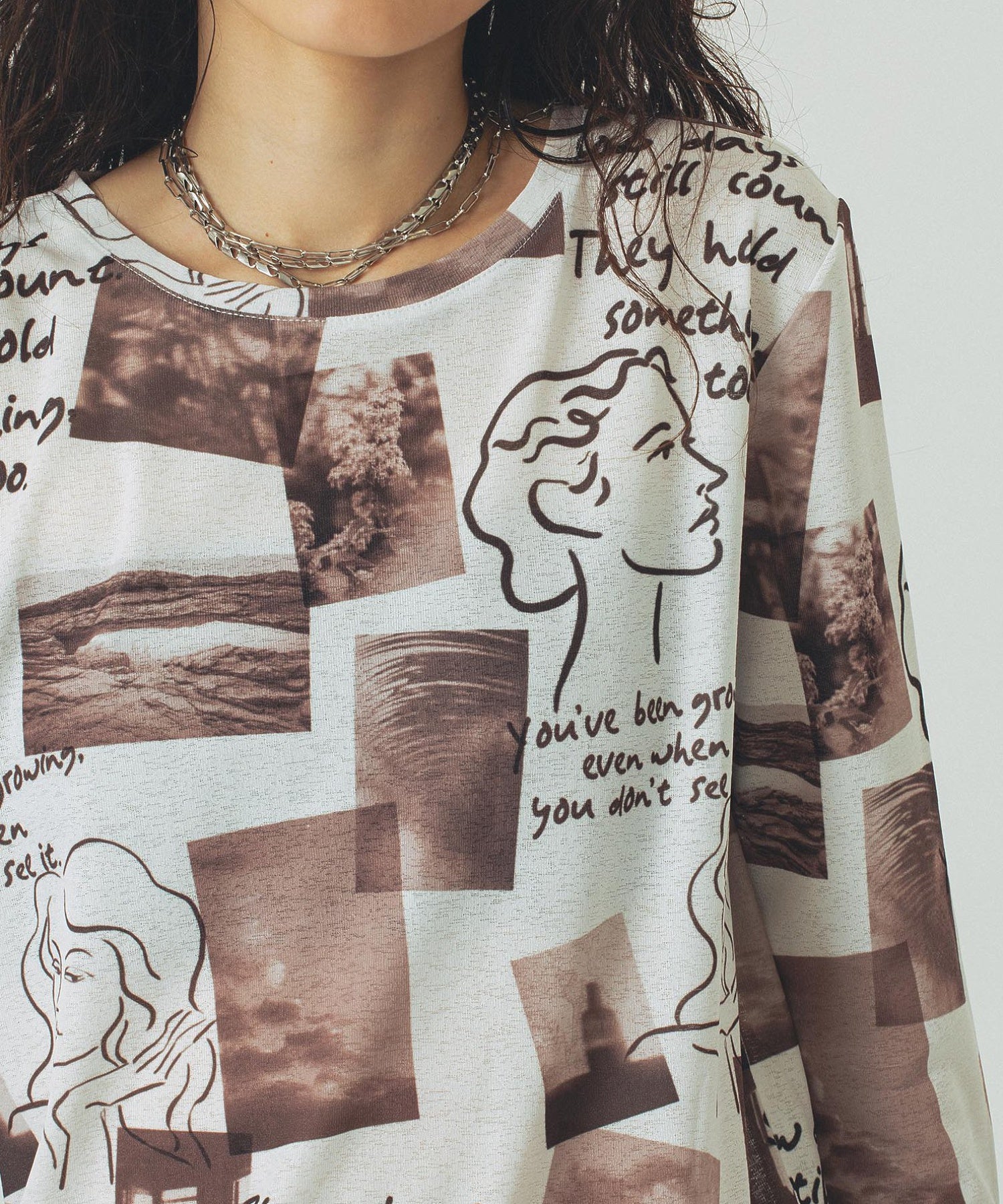 ART PRINT L/S TEE