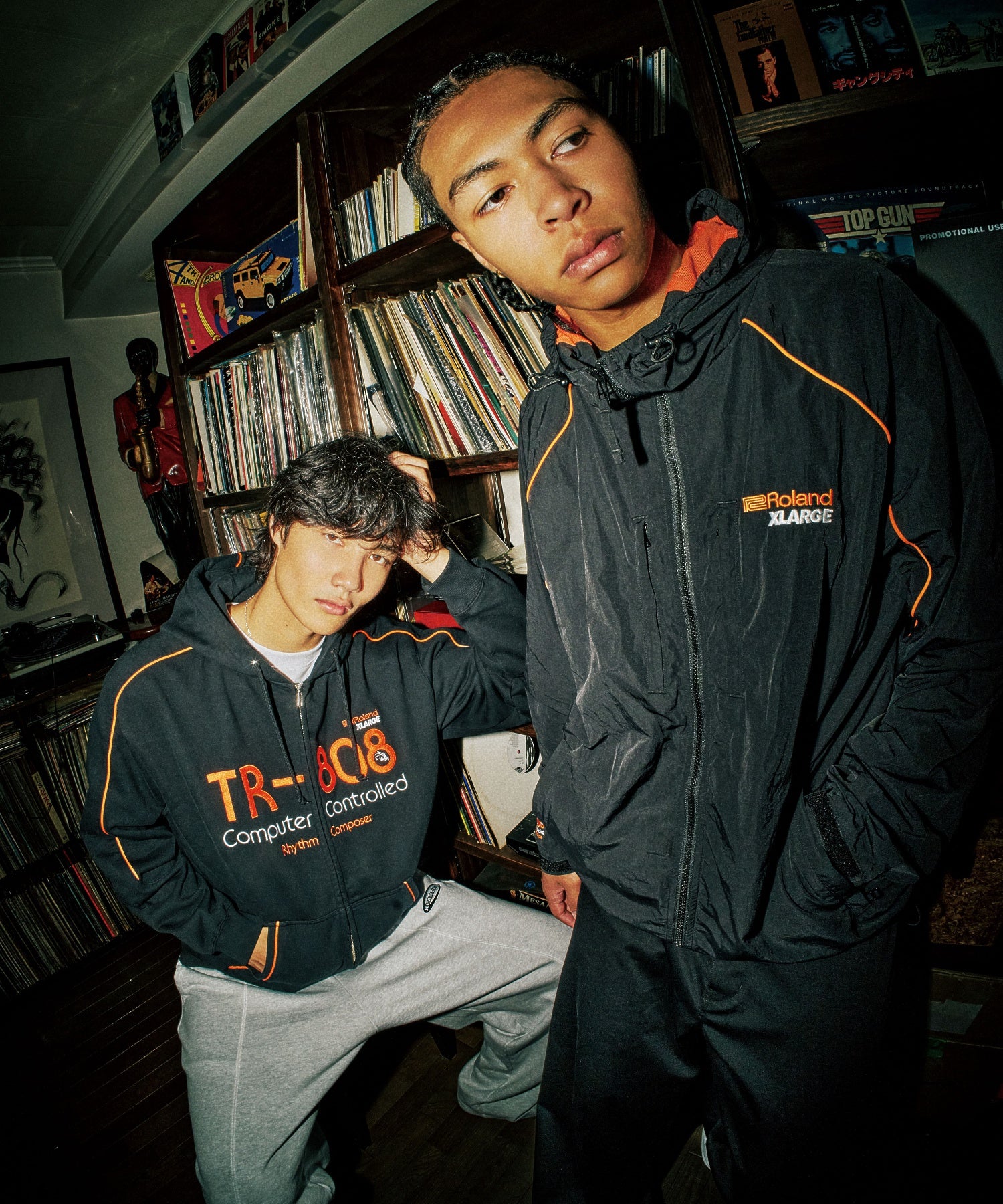 XLARGE×ROLAND PIPING HOODED JACKET
