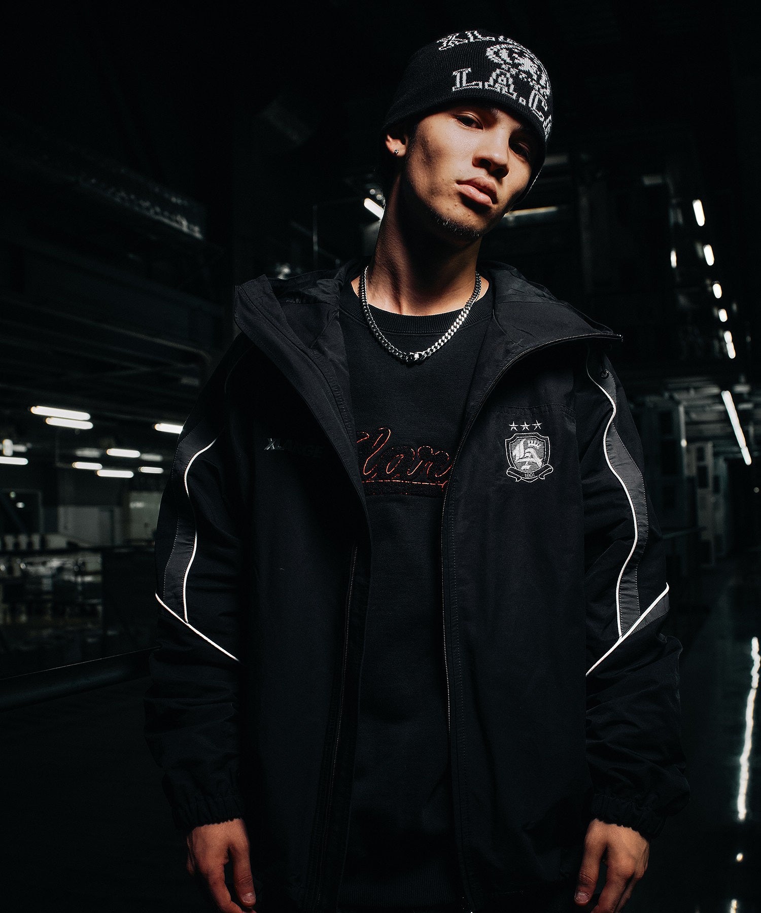 HOODED TRACK JACKET