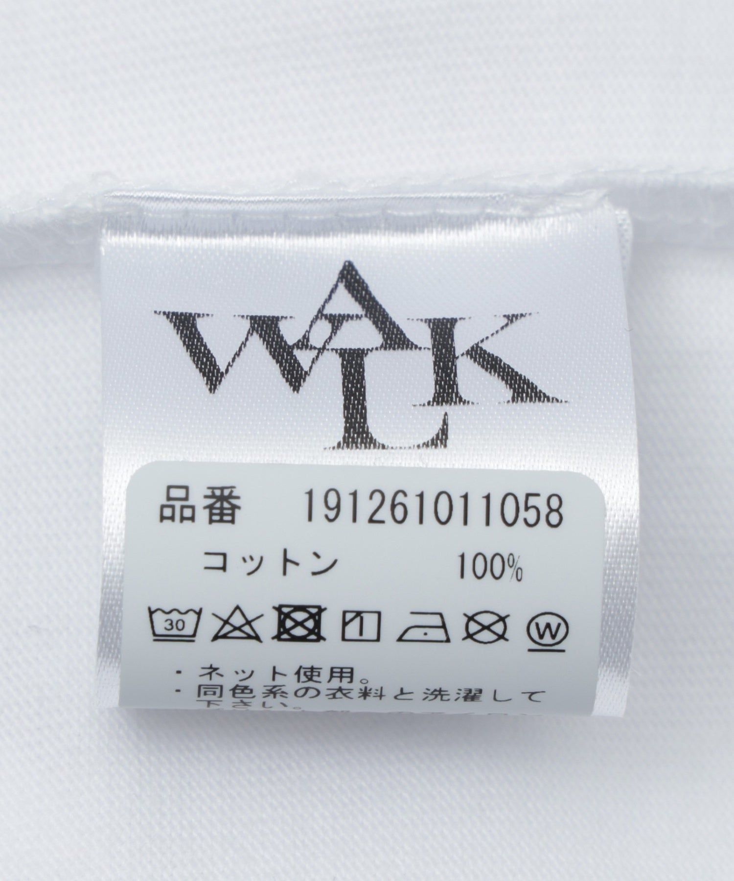 WALK IN PARIS/ウォーキンパリス/Leather jacket stamp t-shirt