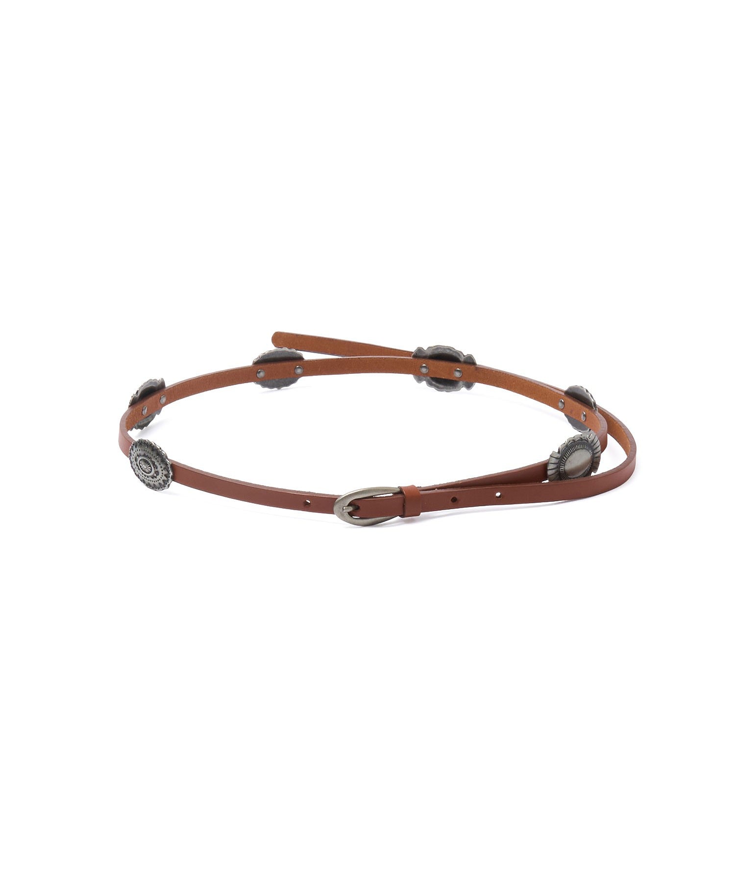 AULENTTI/COW LEATER /NIQUEL BELT