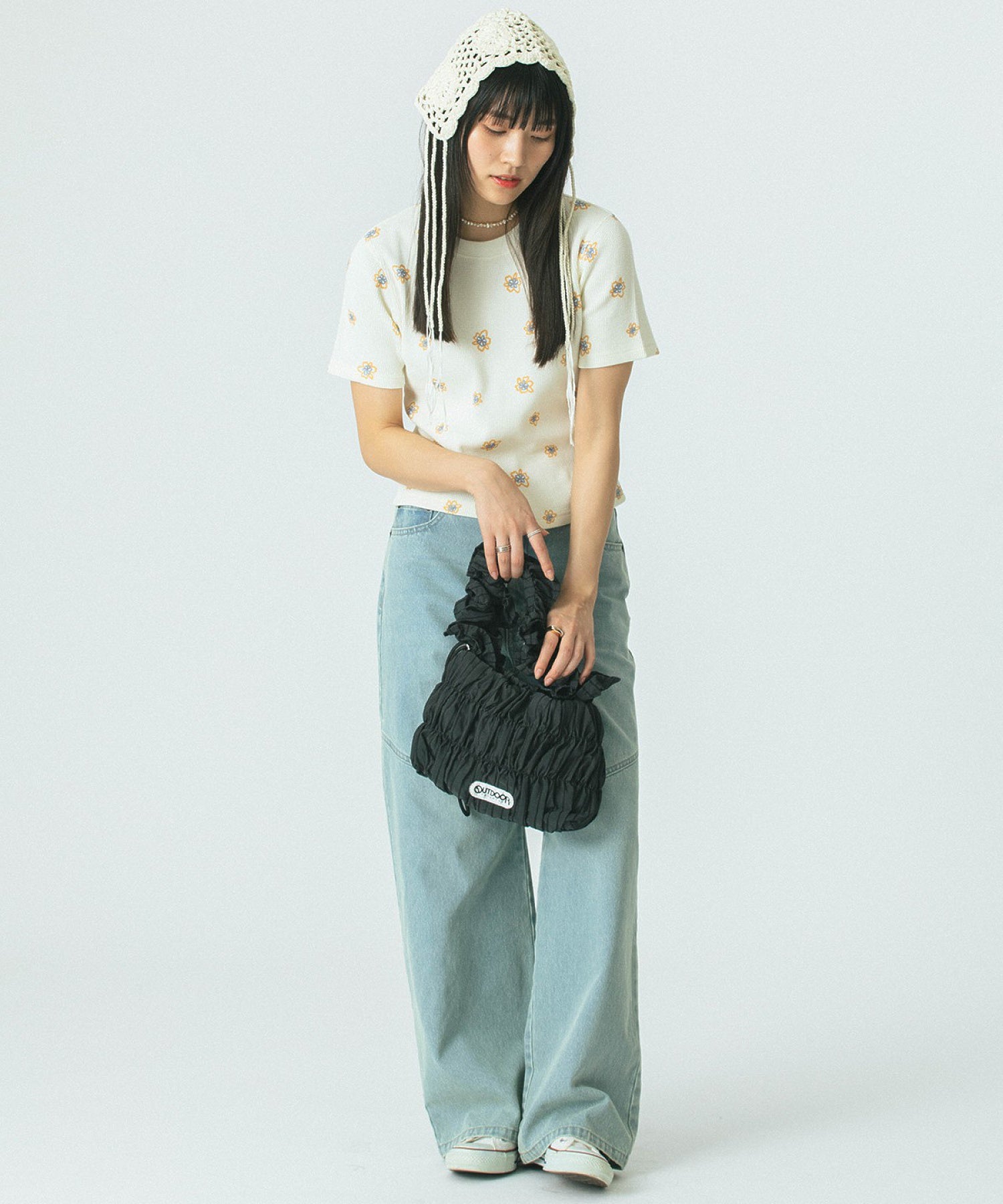 OUTDOOR PRODUCTS/STRIPE FRILL SHOULDER