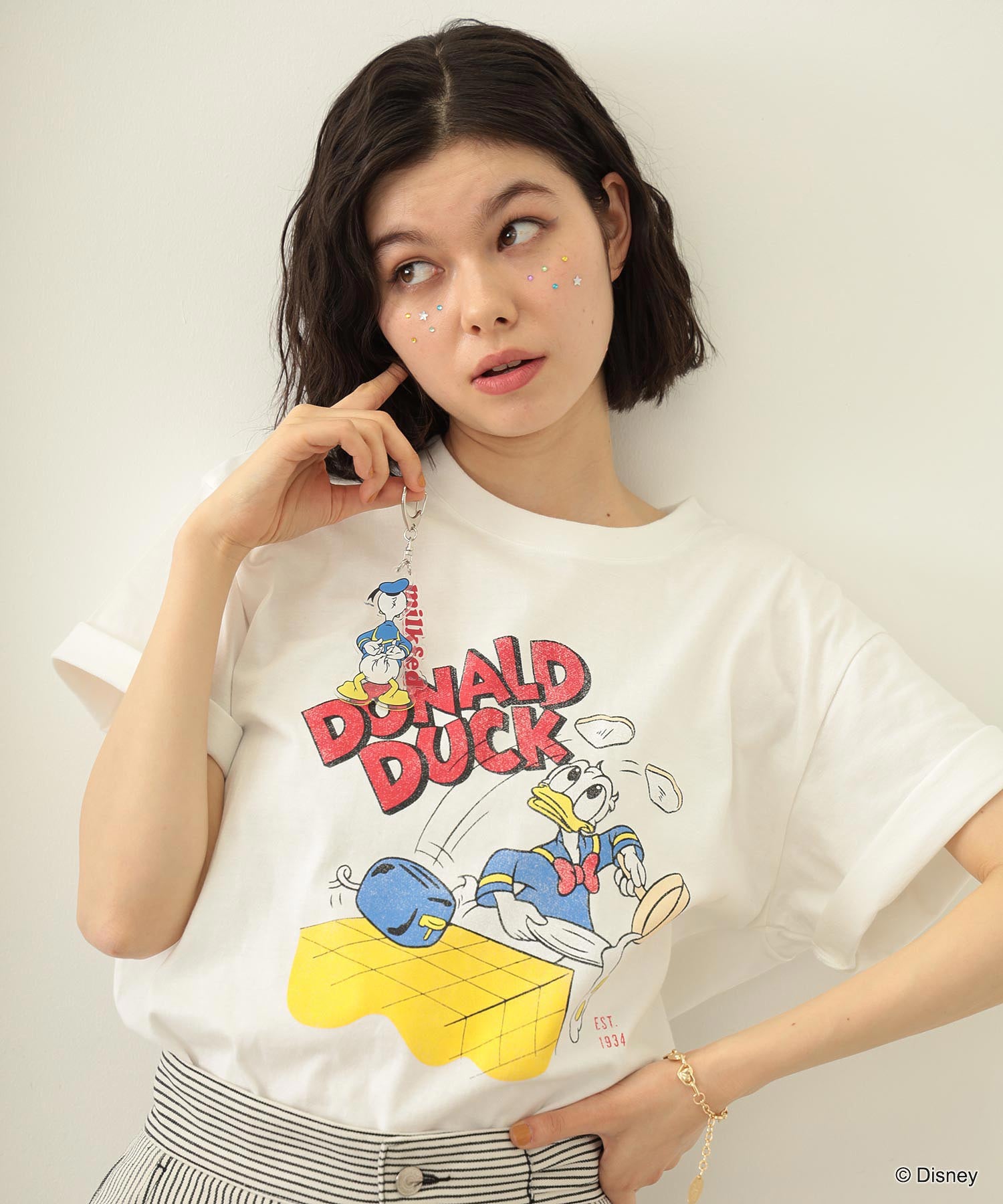 DONALD DUCK / BACK VIEW KEYCHAIN