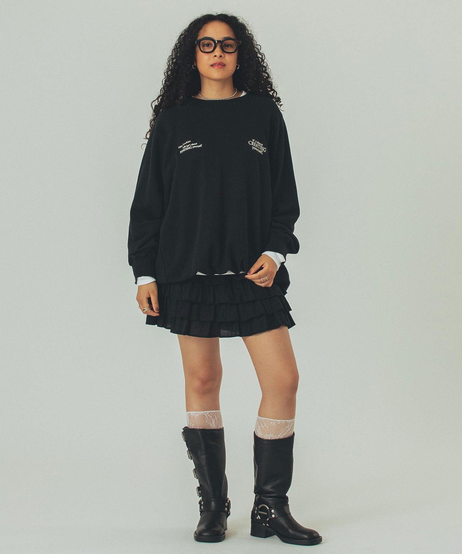 model:168cm 着用サイズ:ONE SIZE