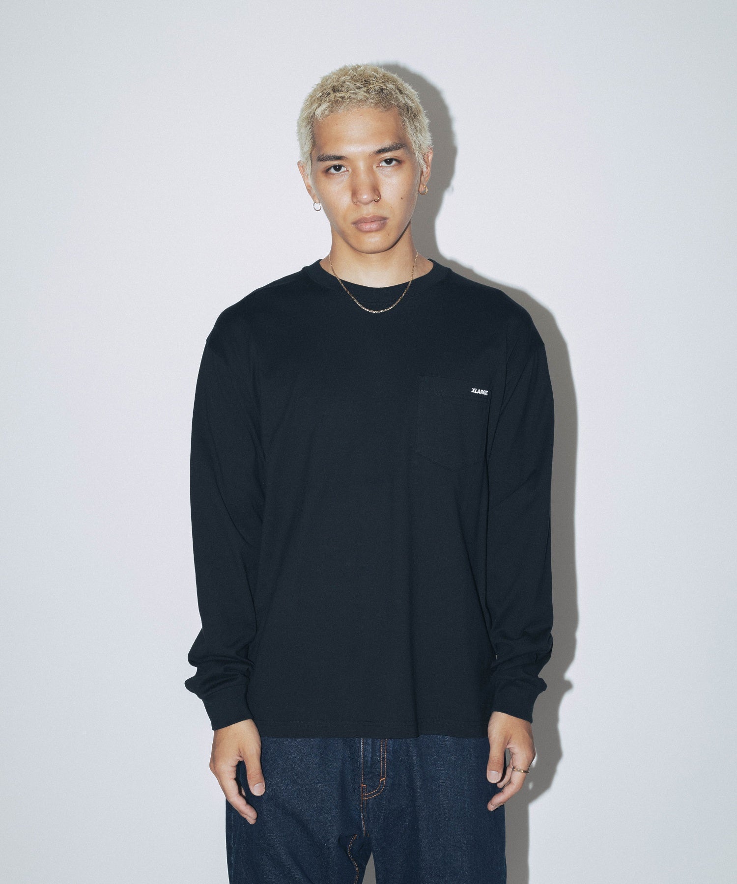 MINI STANDARD LOGO L/S POCKET TEE