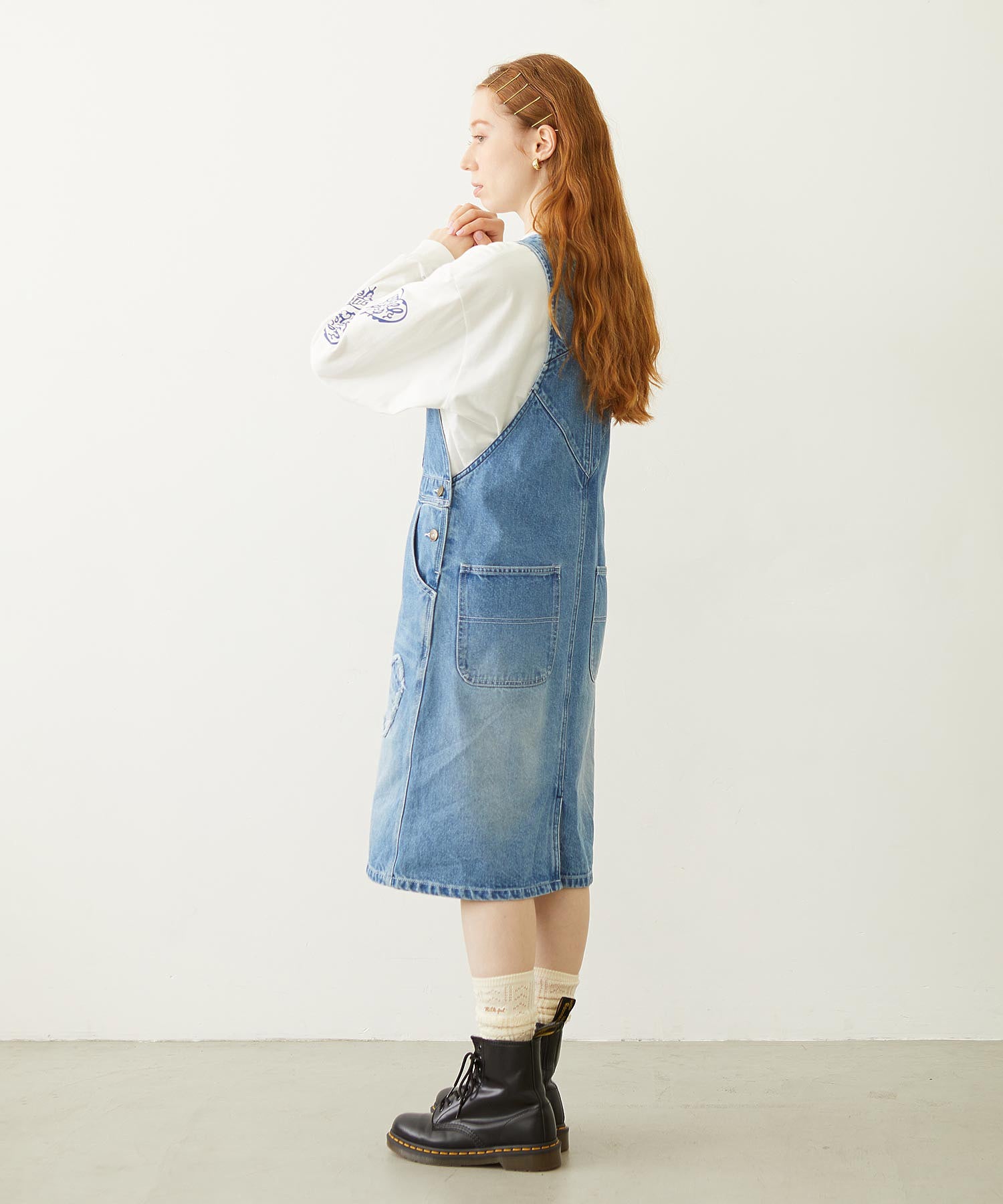 PATCH SALOPETTE SKIRT