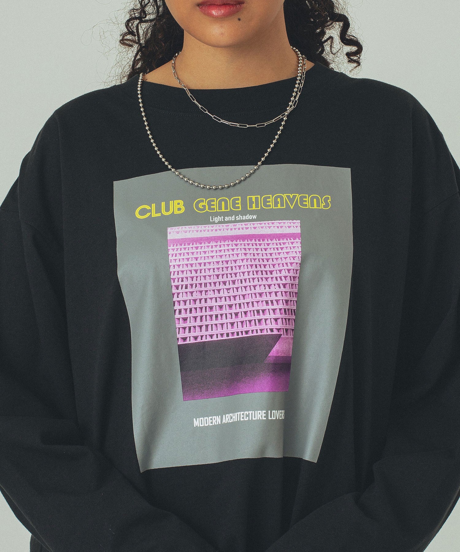GENE HEAVENS/PHOTO LONG SLEEVE TEE