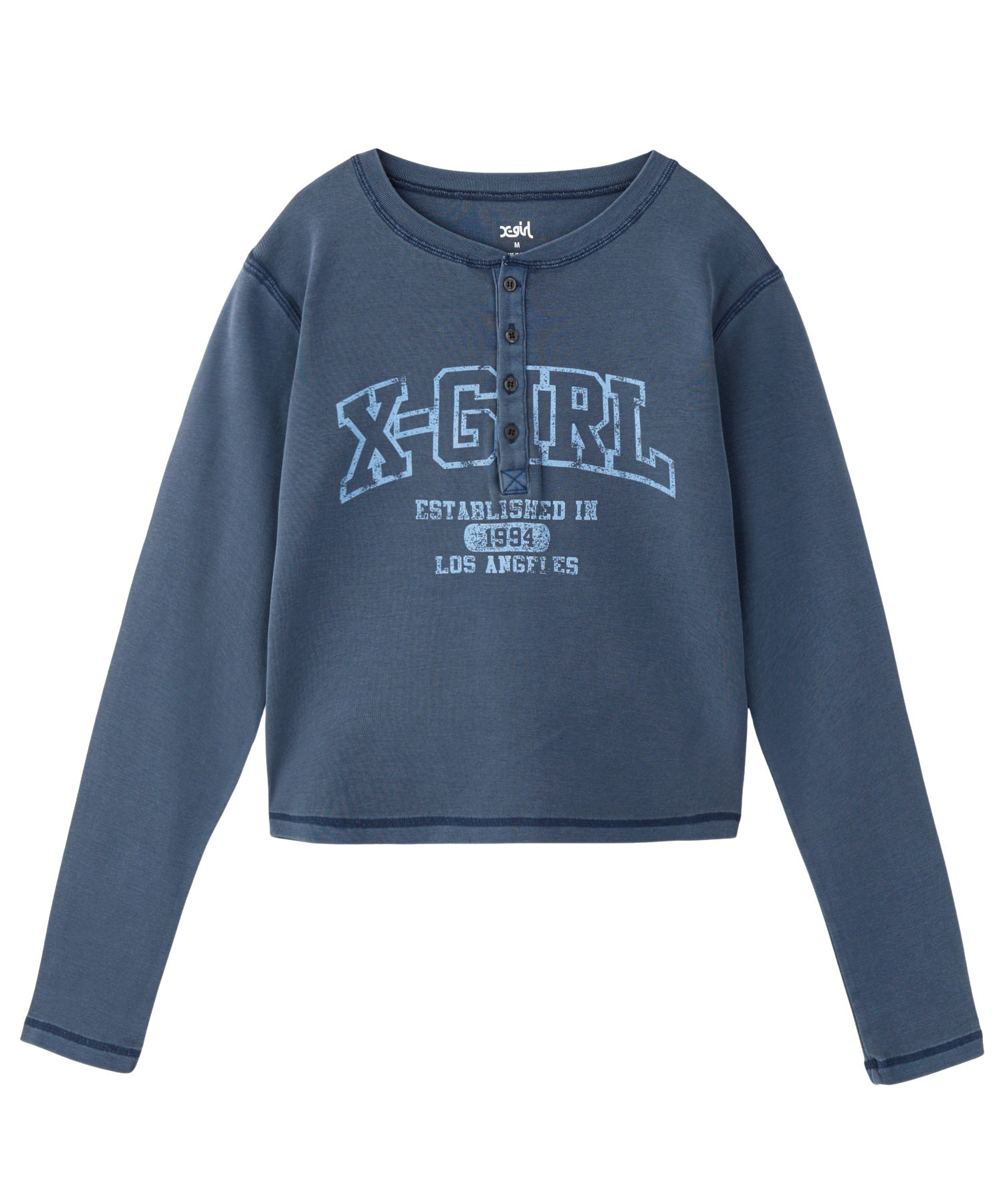 COLLEGE LOGO L/S COMPACT TOP