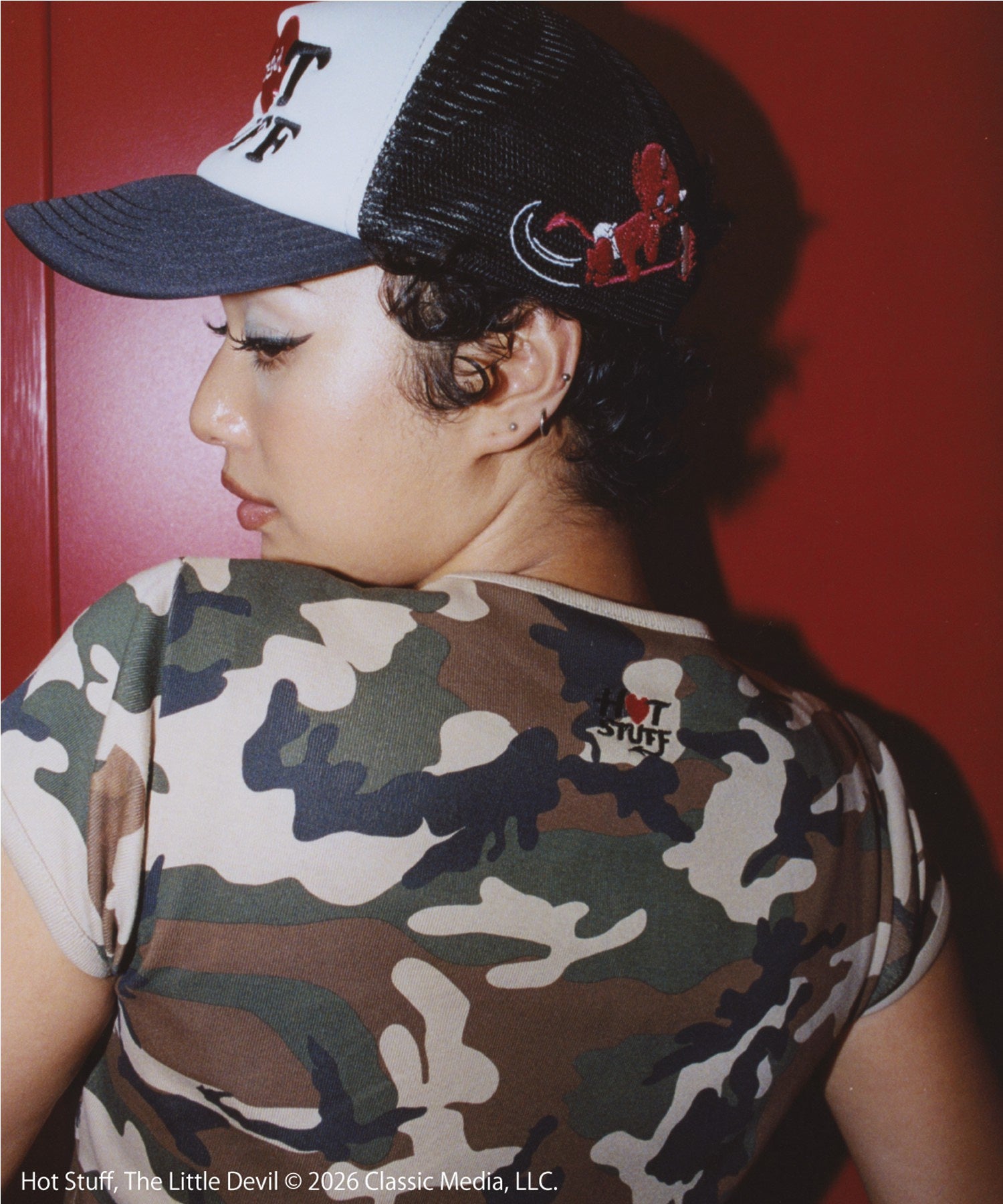 X-girl | HOT STUFF RHINESTONE S/S BABY TEE