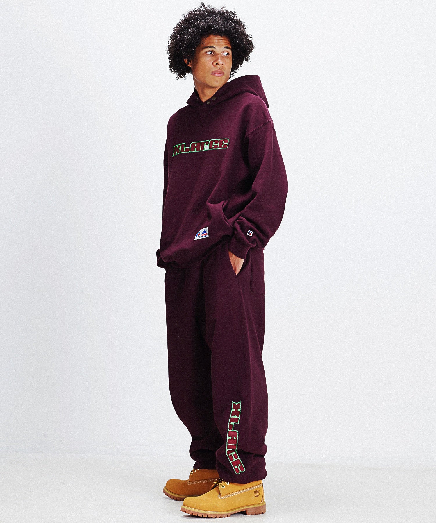 XLARGE×RUSSELL ATHLETIC PULLOVER HOODED SWEATSHIRT