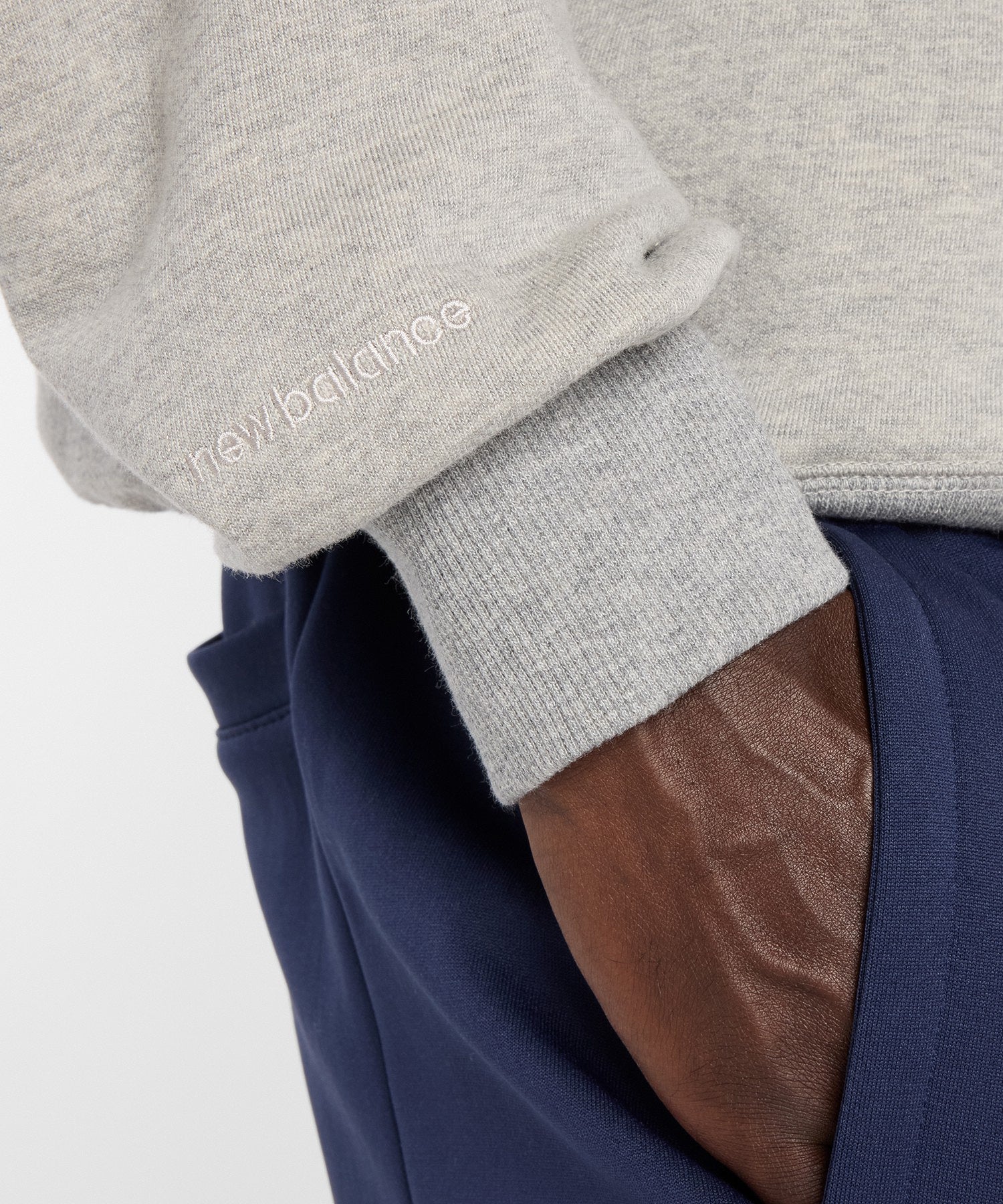 NEW BALANCE/ニューバランス/NB Grey Regular Fit Hoodie MT61F3LL