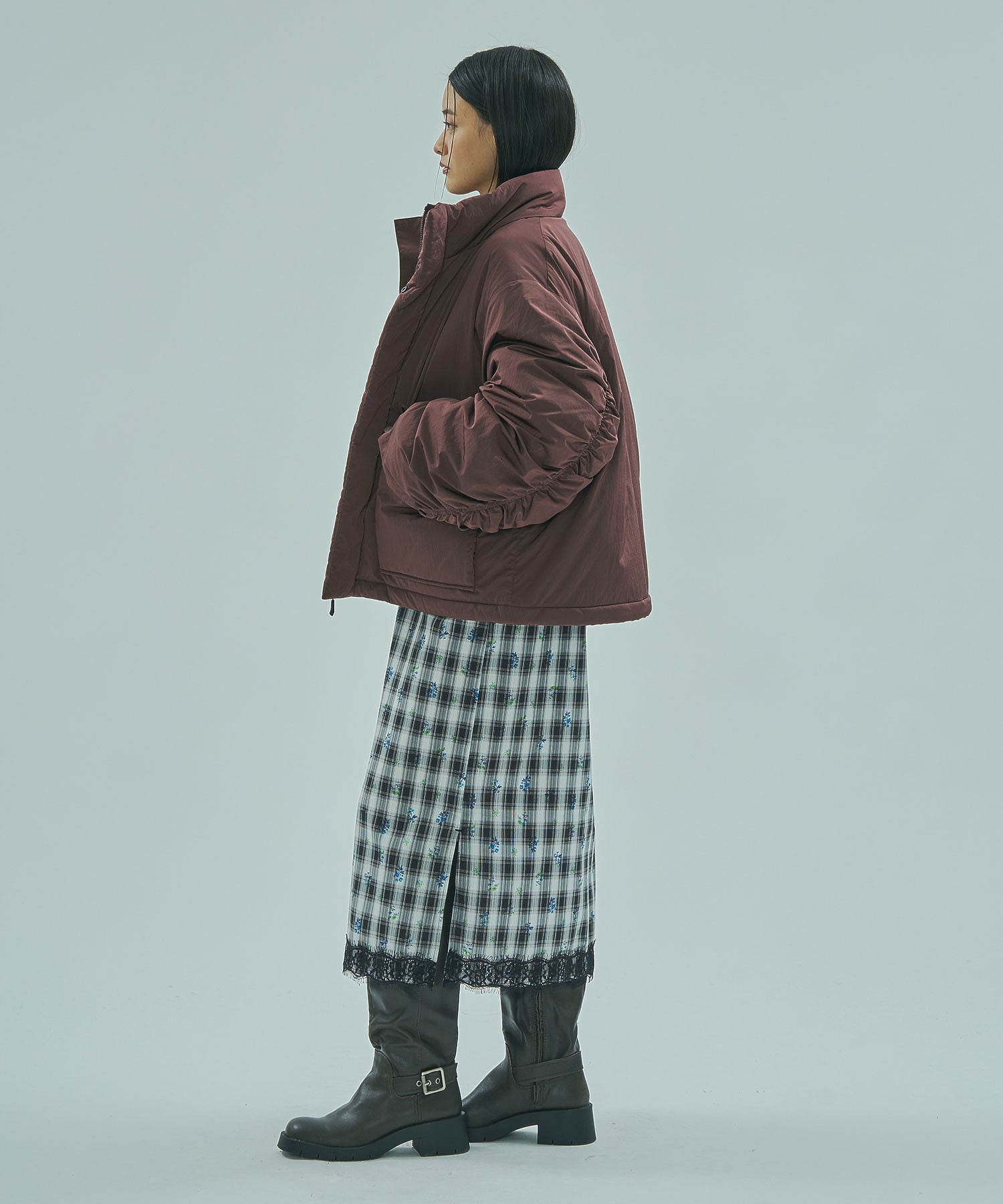 model:163cm 着用サイズ:M