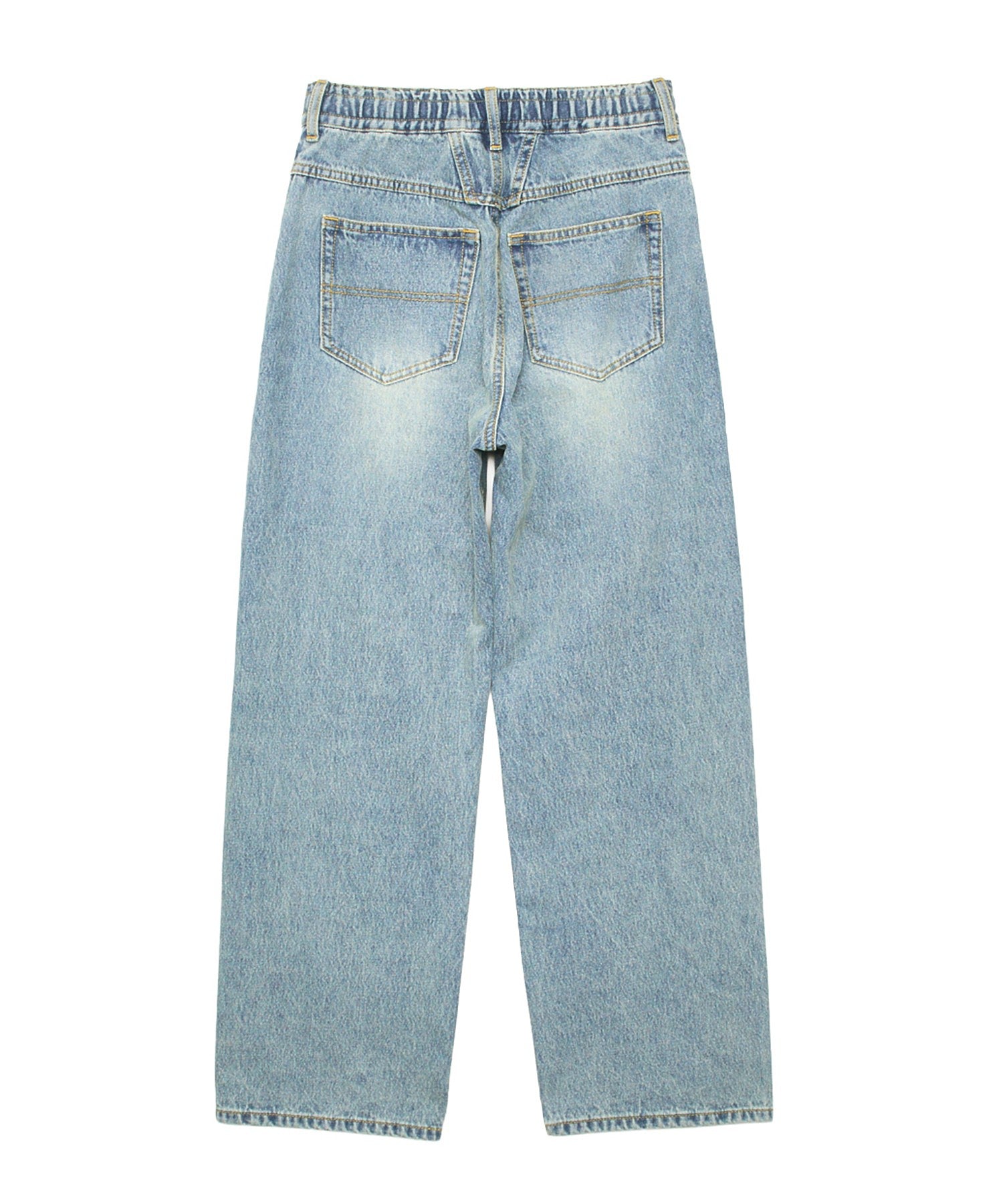 DRAWSTRING DENIM PANTS
