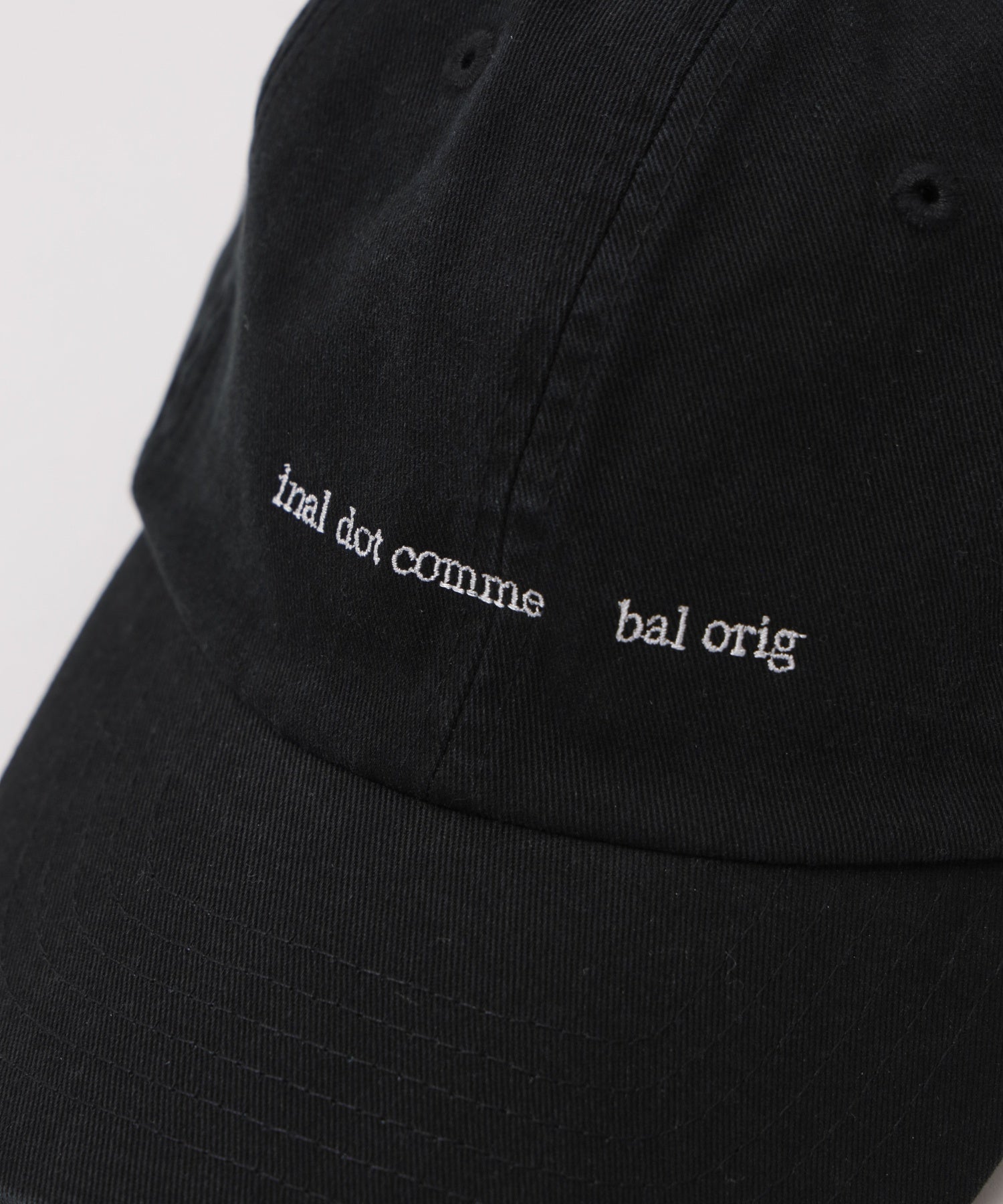 BAL/バル/COTTON 6-PANEL HAT BAL-A-680