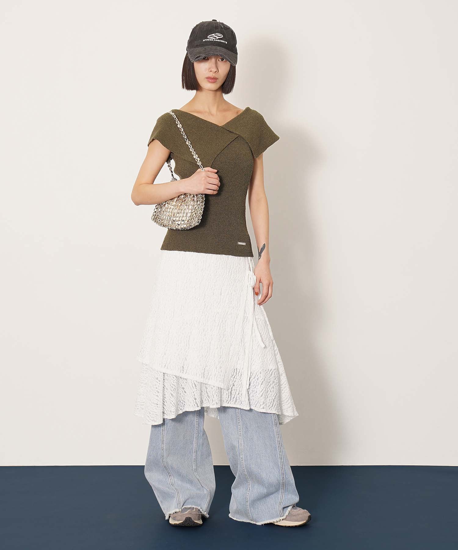 2WAYオフショルニット