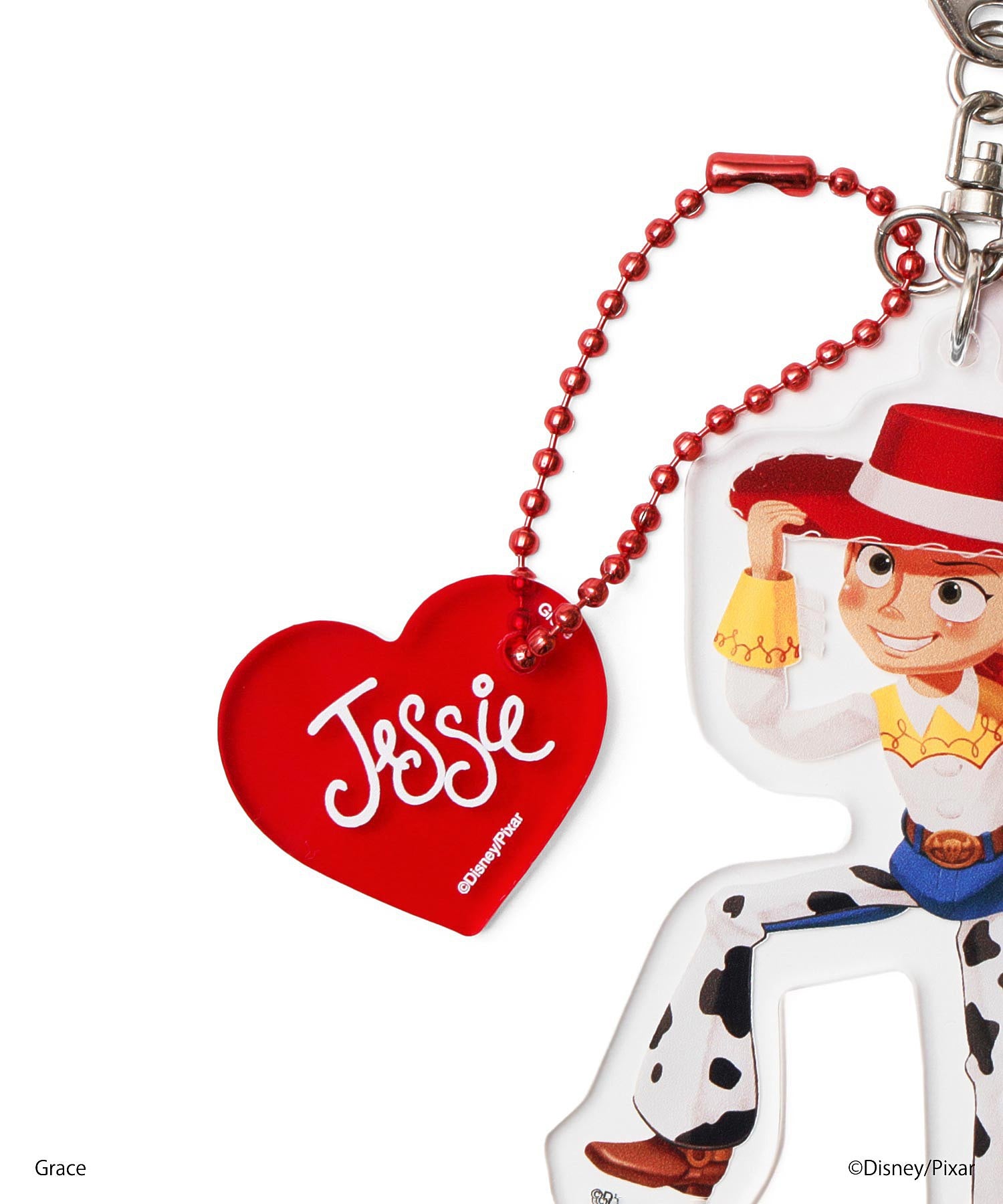 JESSIE / HEART KEYCHAIN