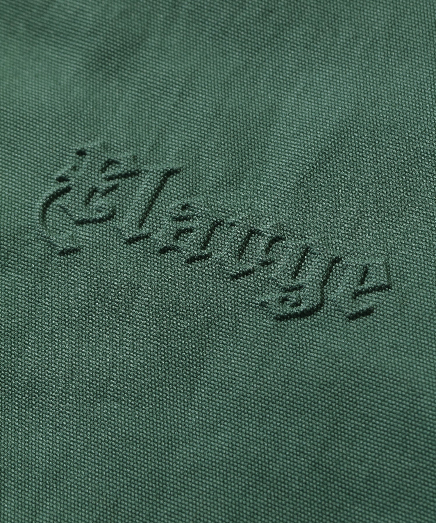 EMBOSSED OLD ENGLISH HOODED WORK JACKET