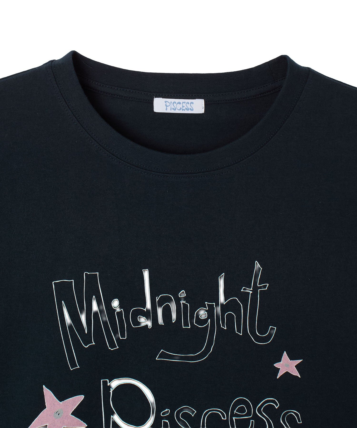 PISCESS/HANDWRITEING OVERSIZED T-SHIRTS