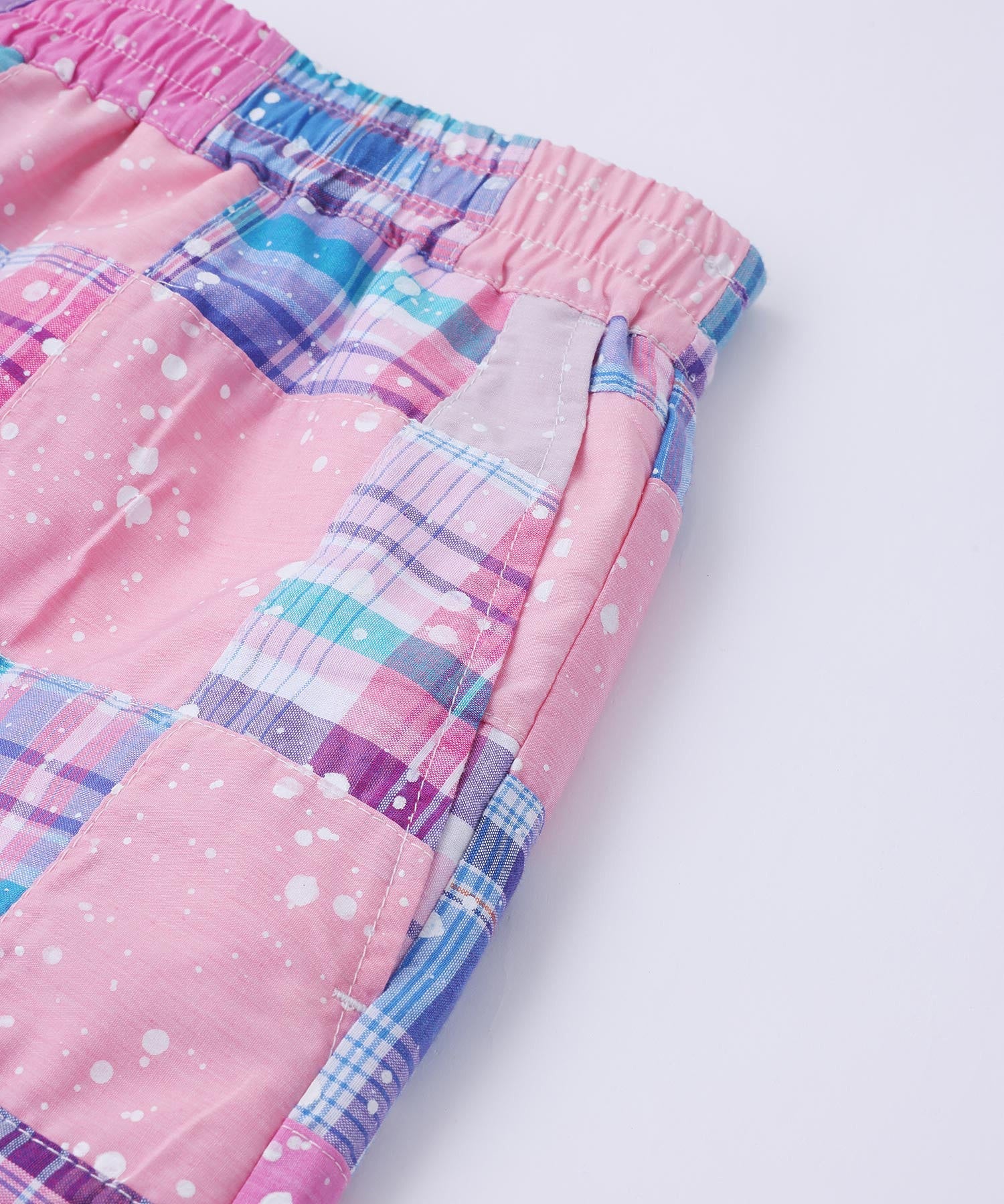 SPLASH PATCHWORK SHORT PANTS SILAS
