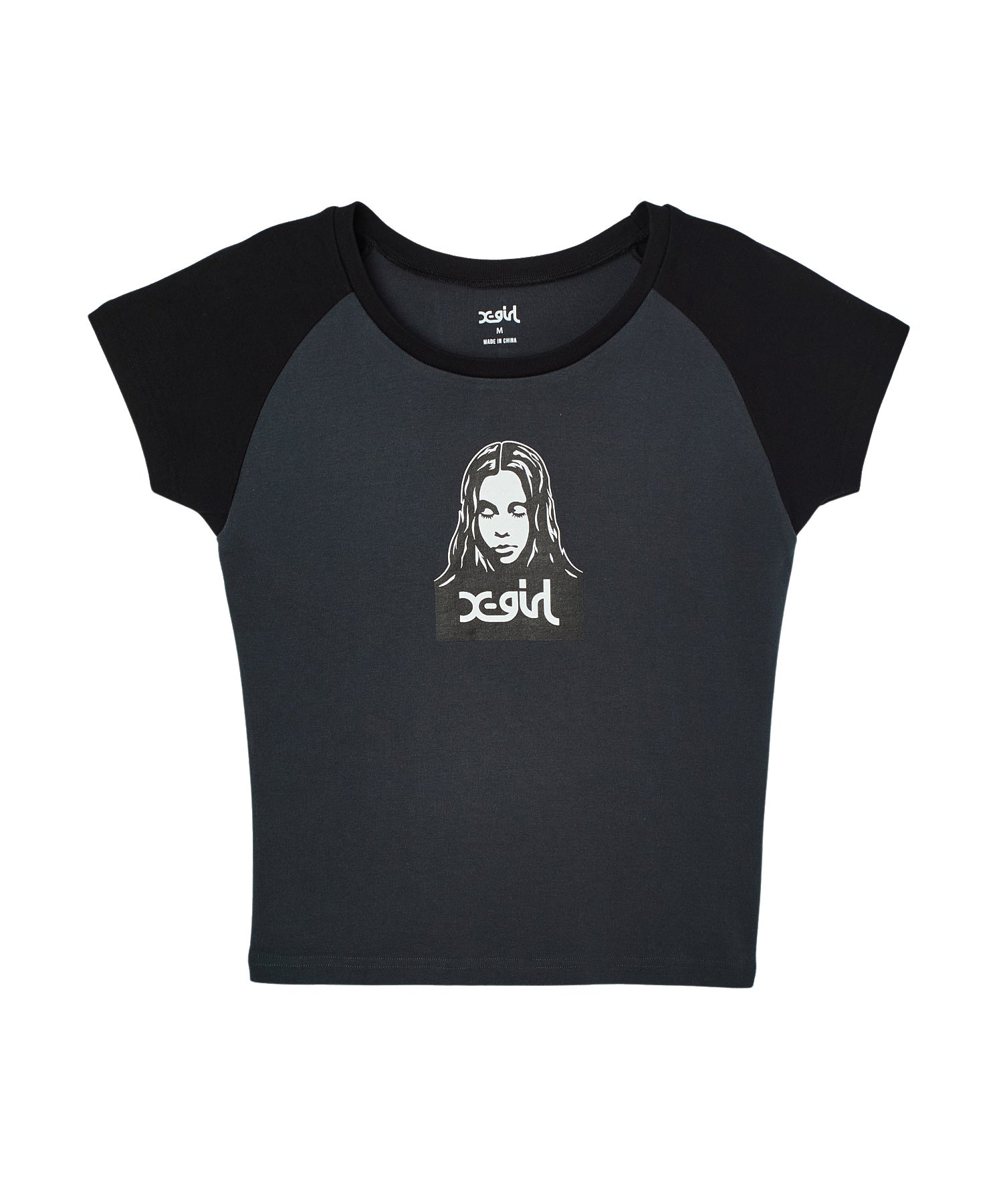 FACE RAGLAN S/S BABY TEE