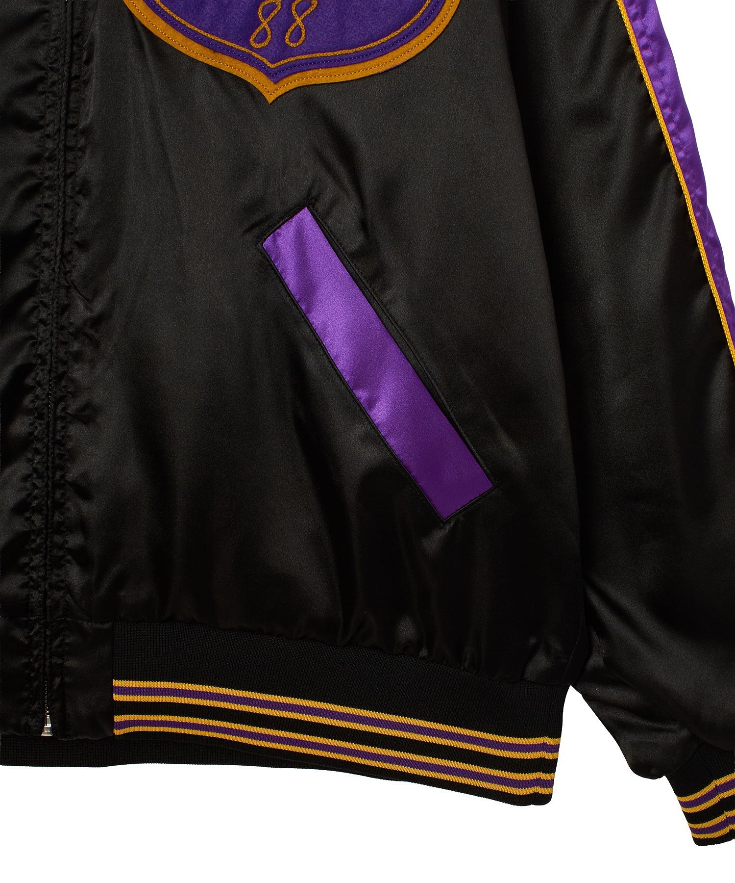 NEEDLES/STADIUM JACKET - POLY SATEEN