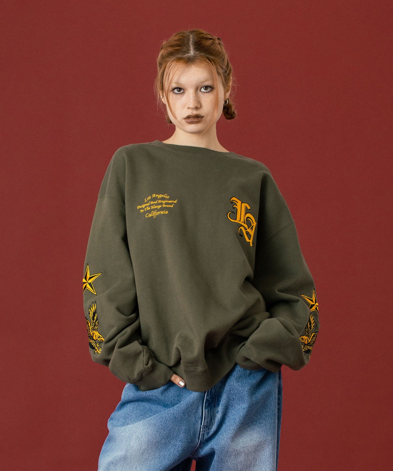 MODEL 身長170cm / 着用サイズ：Lサイズ