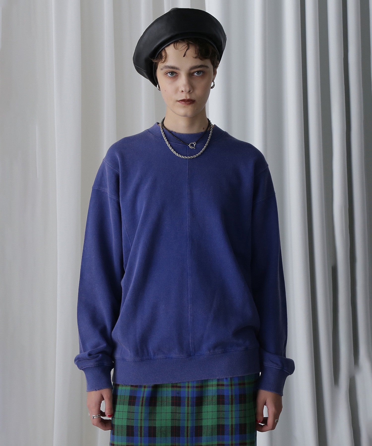 【WEB・一部店舗限定】スプレーブリーチパネルスウェット