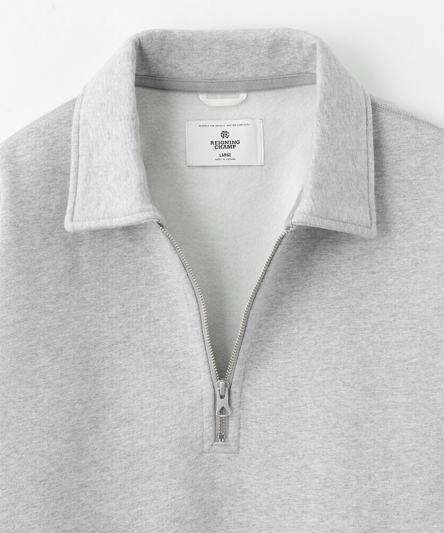 REIGNING CHAMP/レイニングチャンプ/BRUSHED FLEECE HALF ZIP RELAXED SWEAT RC-3561