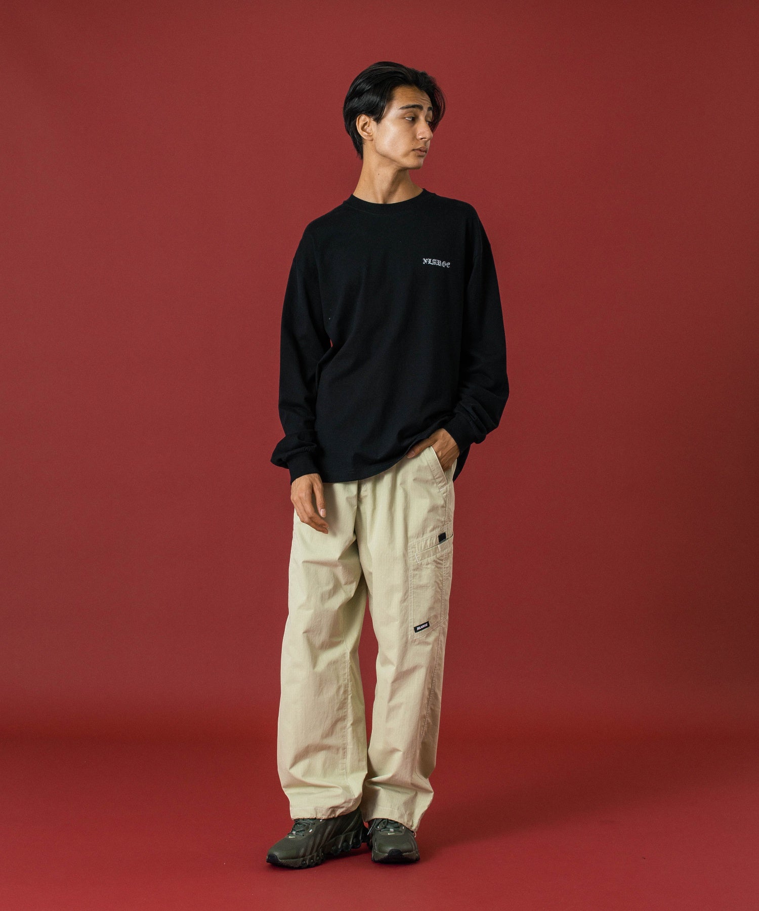 STITCHED CARGO PANTS