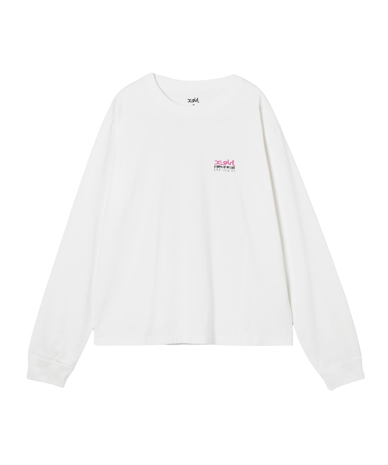 FACE BOX AND MESSAGE L/S TEE