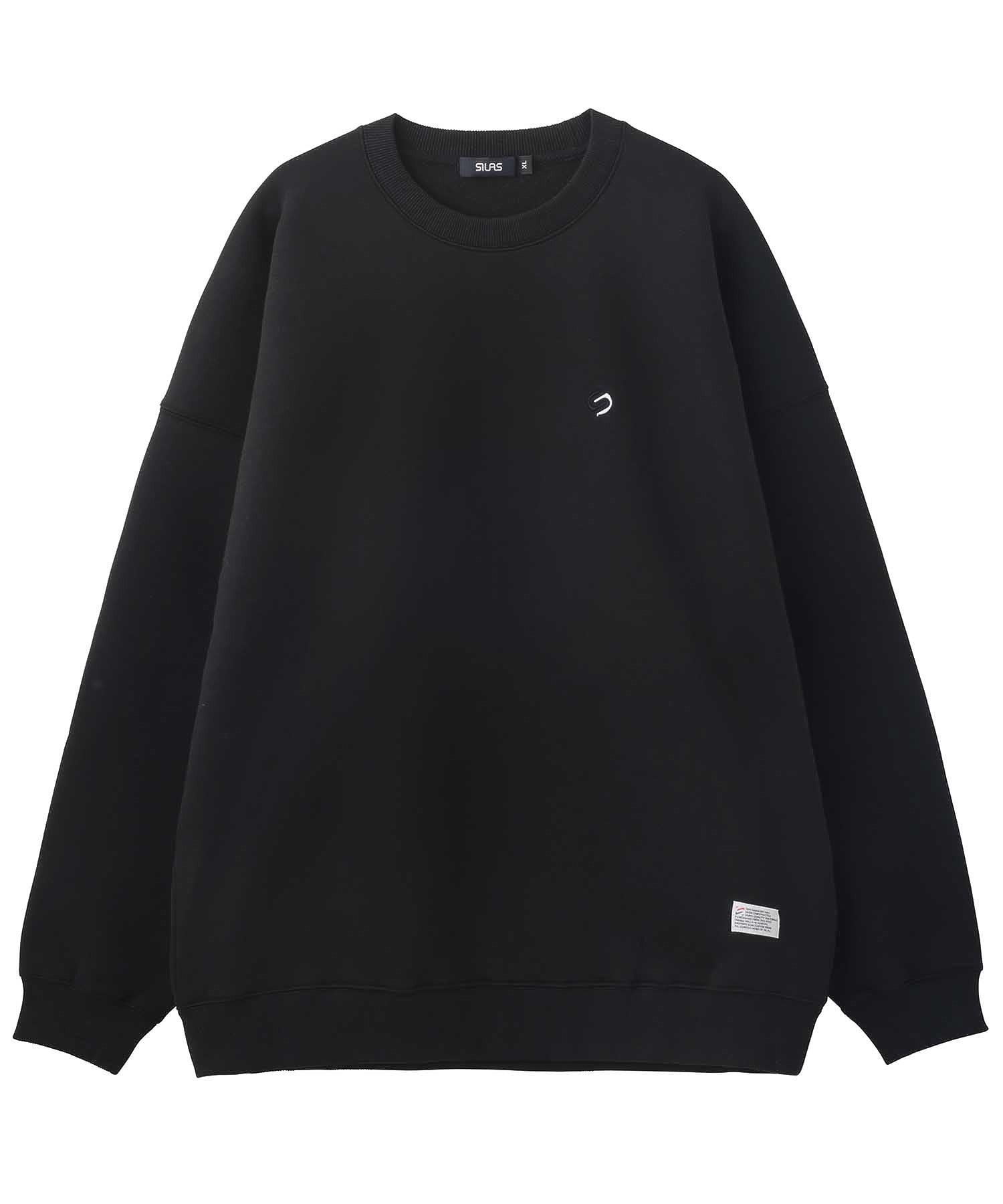 CHEST LOGO BASIC WIDE SWEATSHIRT SILAS