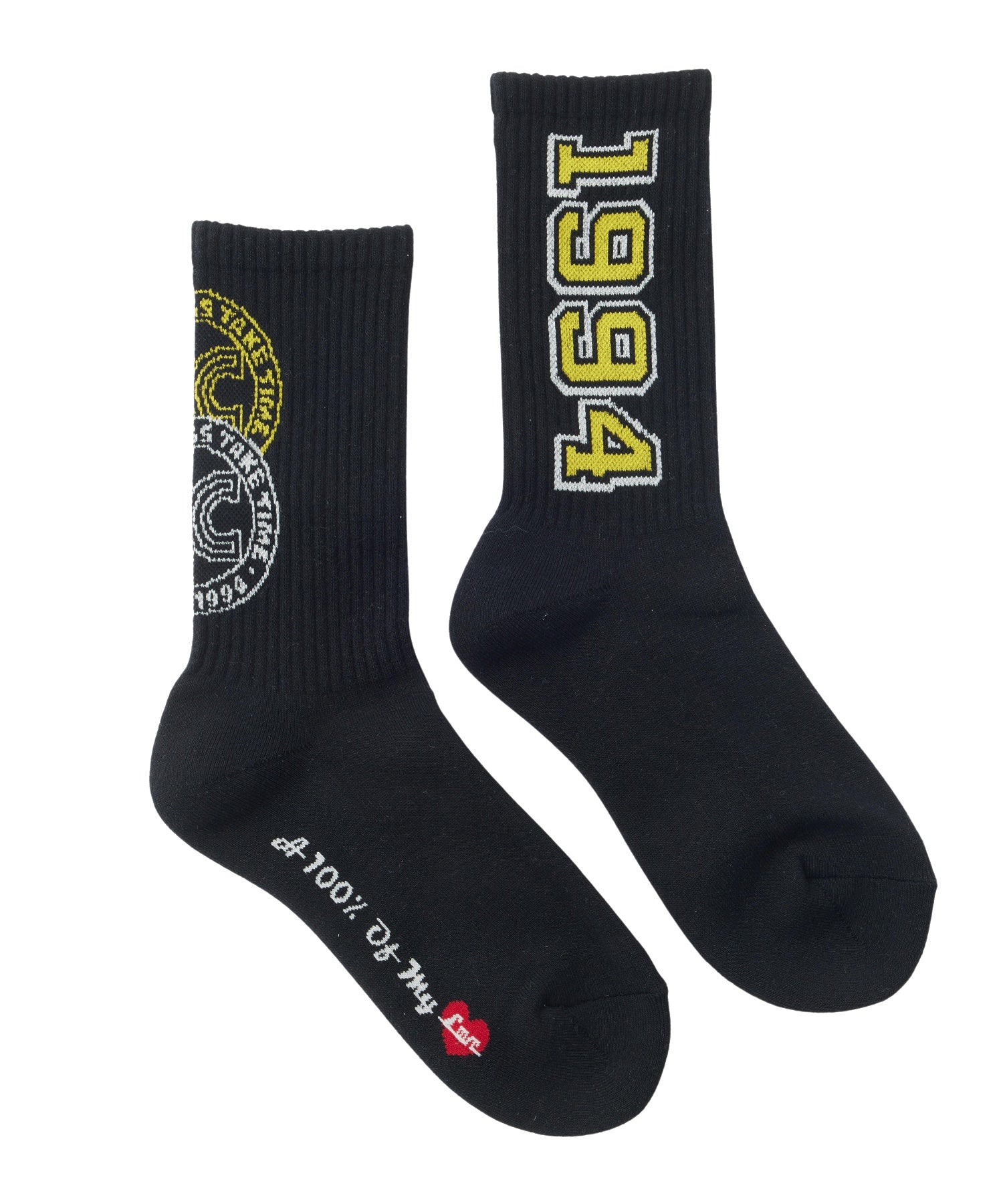 MIX LOGO JACQUARD RIB SOCKS