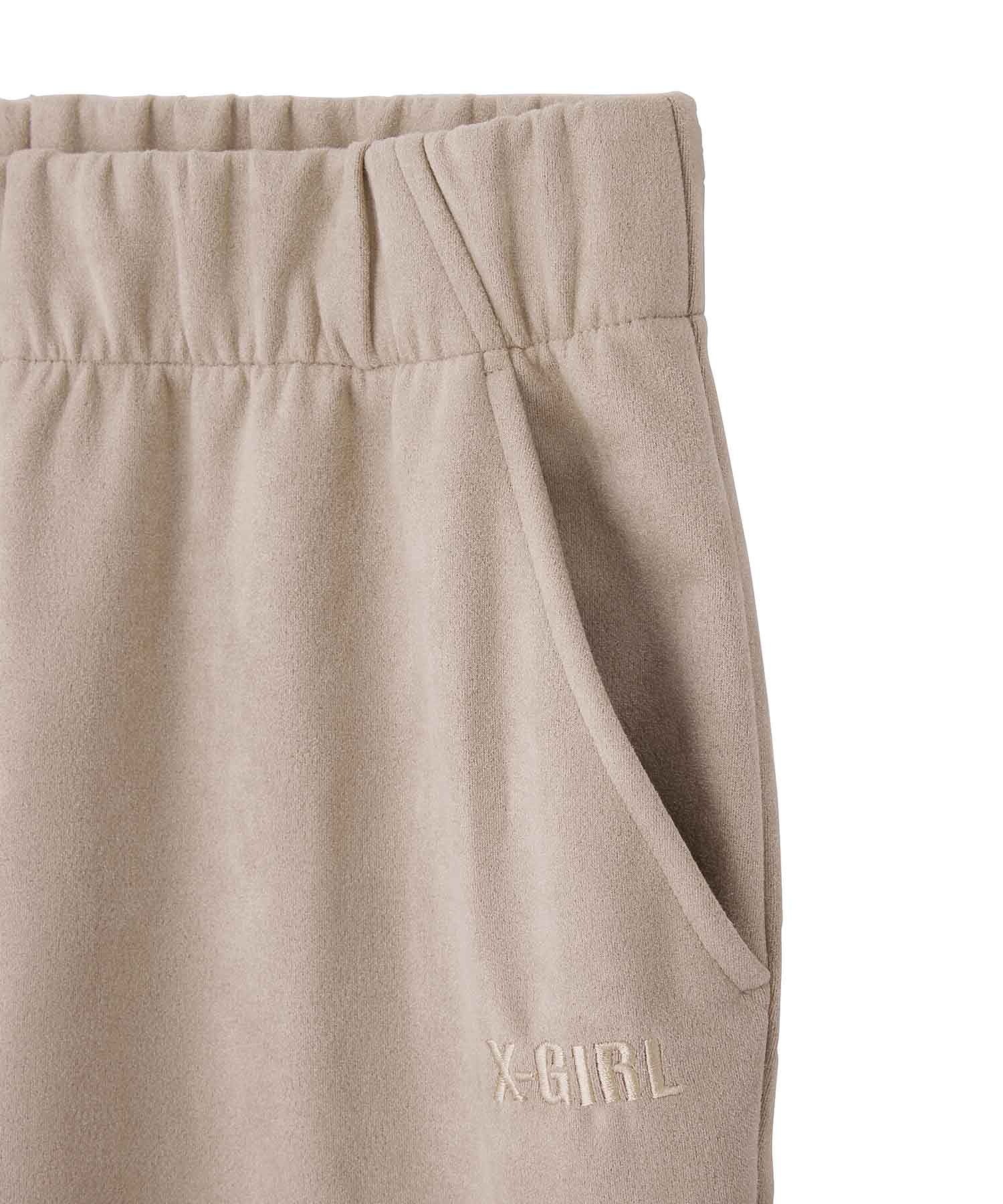 FAUX SUEDE FLARE PANTS X-girl